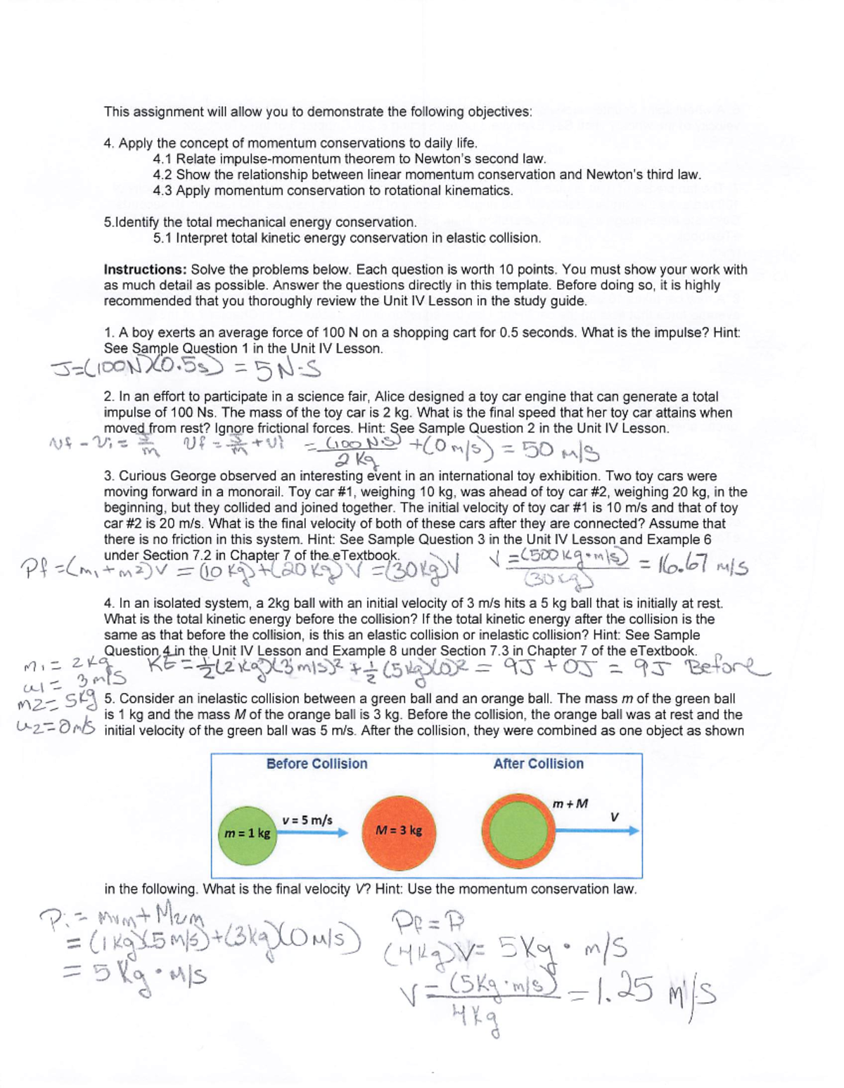 Assignment Unit 4 Answers Phy 1301 Studocu Assignment Unit 4 Answers Phy 1301 Studocu