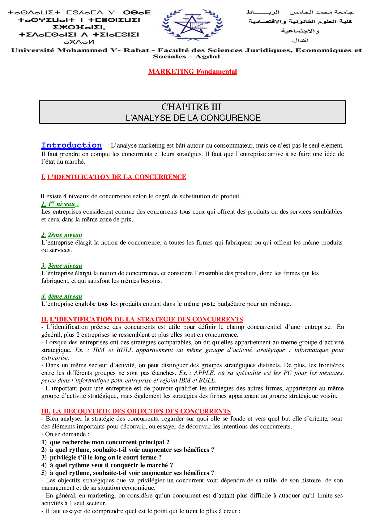 Marketing-Fondamental Chapitre 3 - MARKETING Fondamental Introduction ...