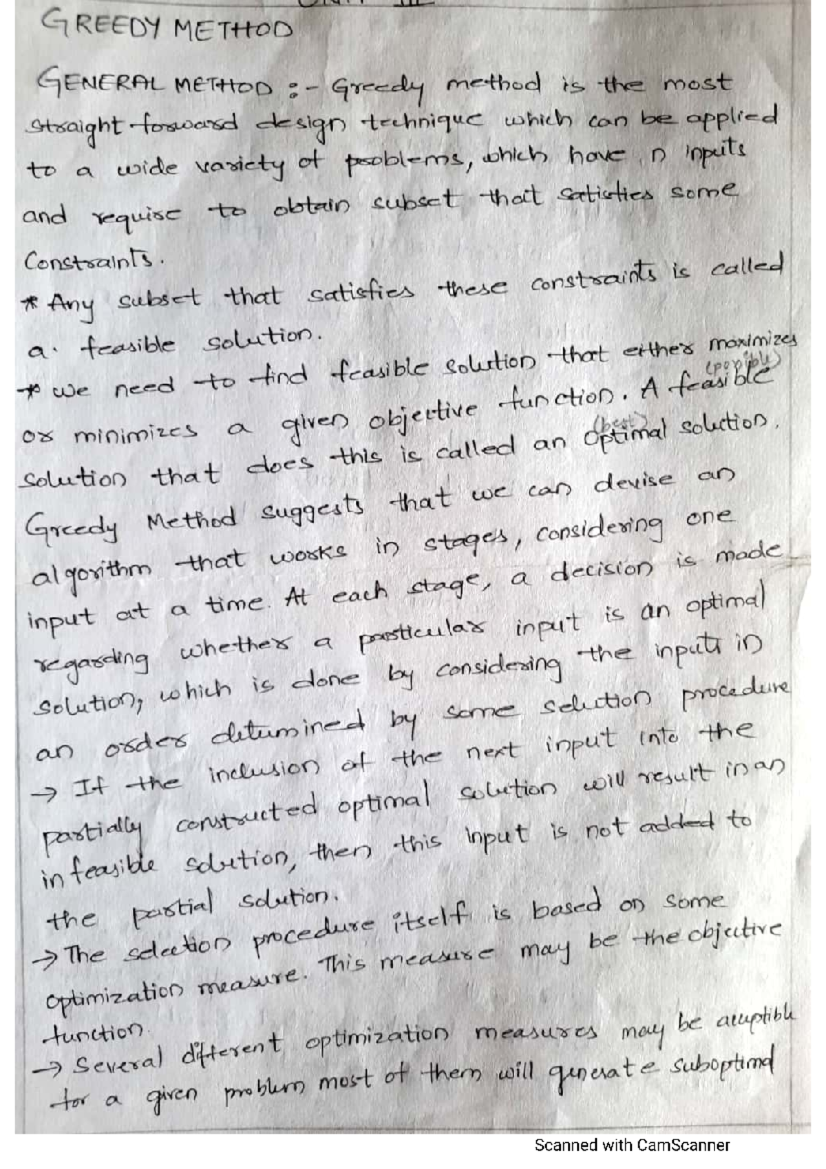 DAA UNIT 4 - notes - Computer Science - Studocu