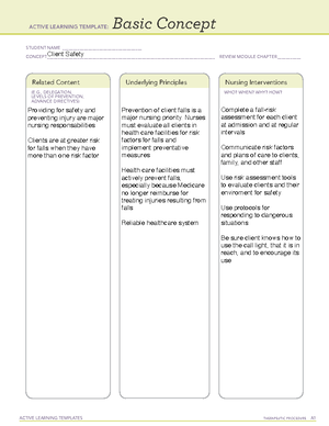 ATI - Basic Concept 2 - template - Nurs 100 - STUDENT NAME CONCEPT ...