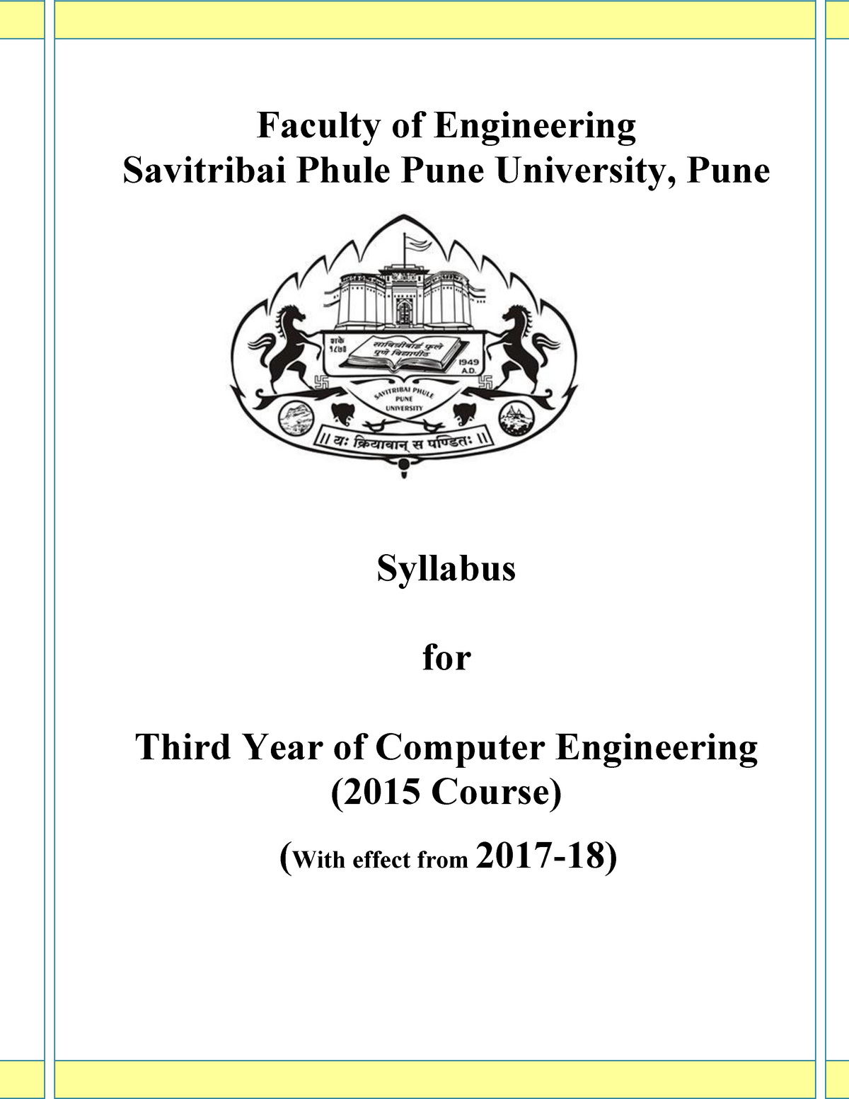 pune university phd course work syllabus