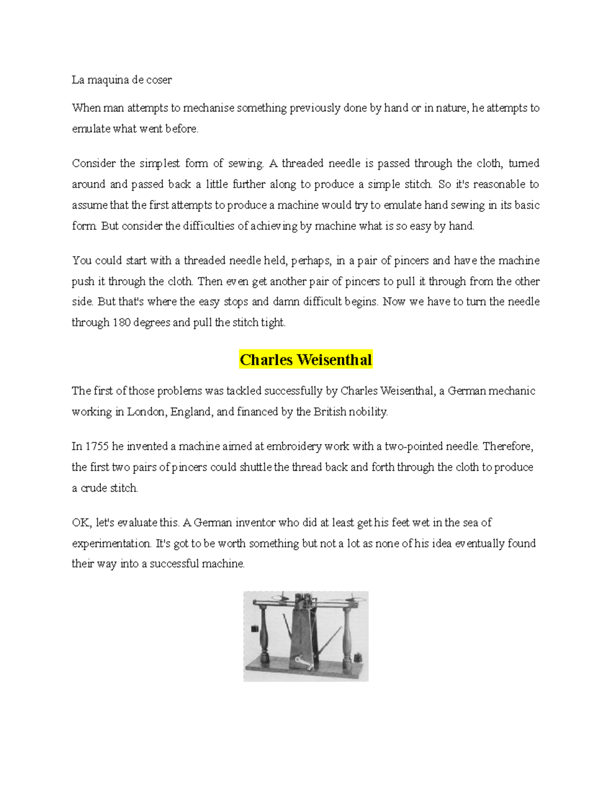 Maquina DE Coser EN UK en