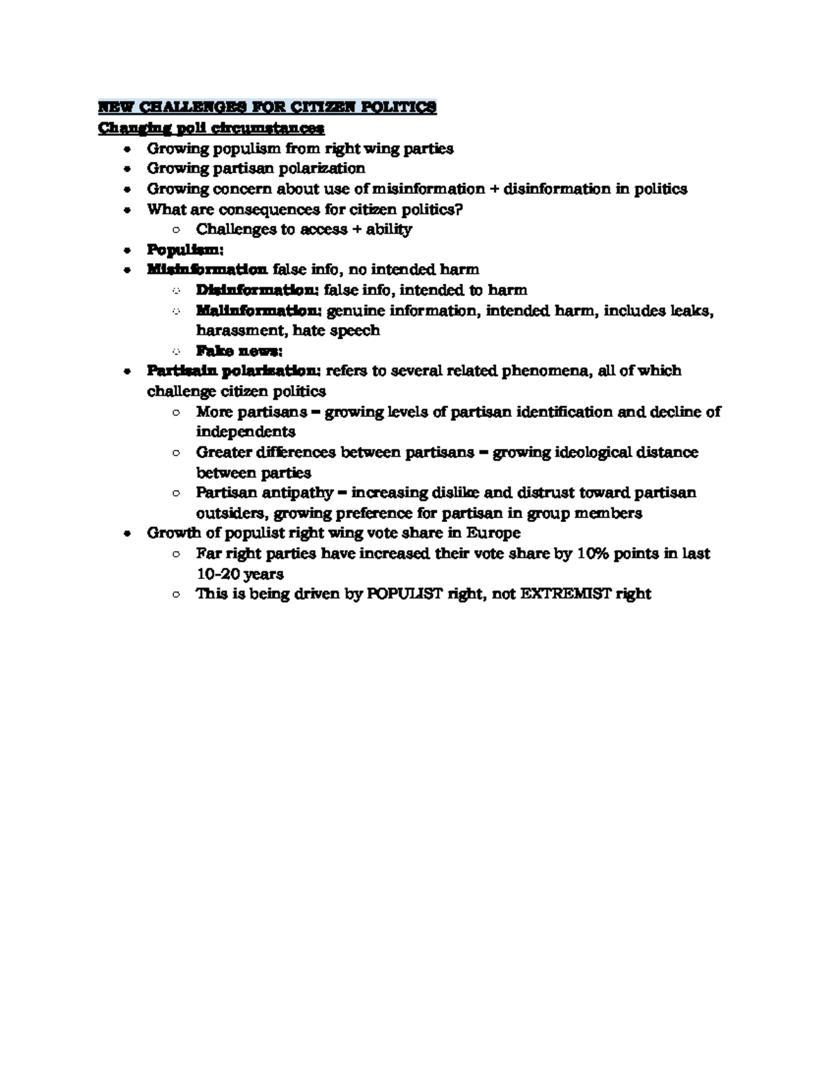 WEEK 10 - Lecture notes winter week 10 2023 - NEW CHALLENGES FOR ...