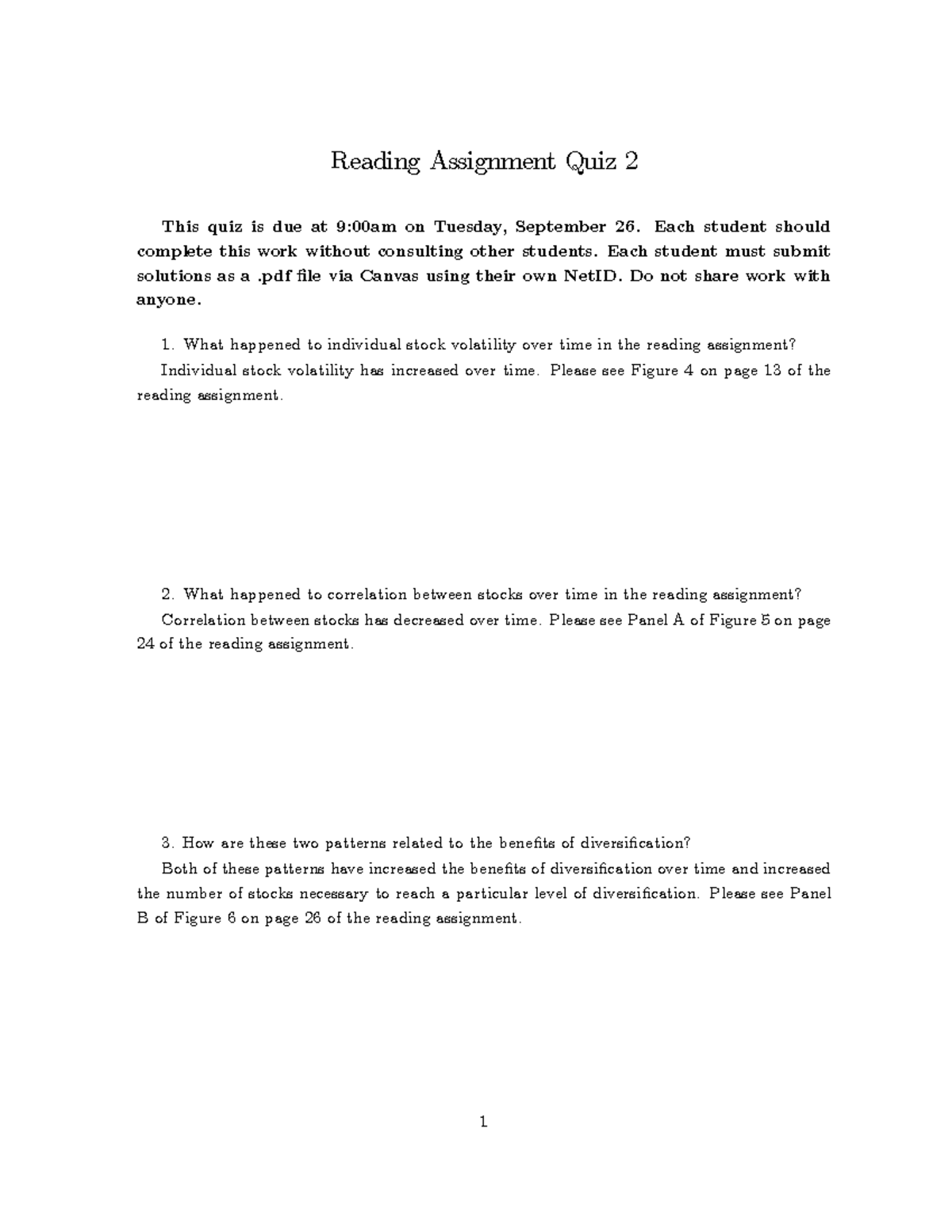 Quiz2sol 230926 - Quiz 2 - Reading Assignment Quiz 2 This Quiz Is Due ...