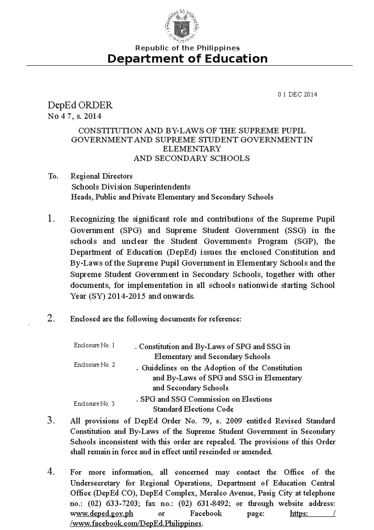 Constitution AND BY LAWS - Republic of the Philippines Department of ...