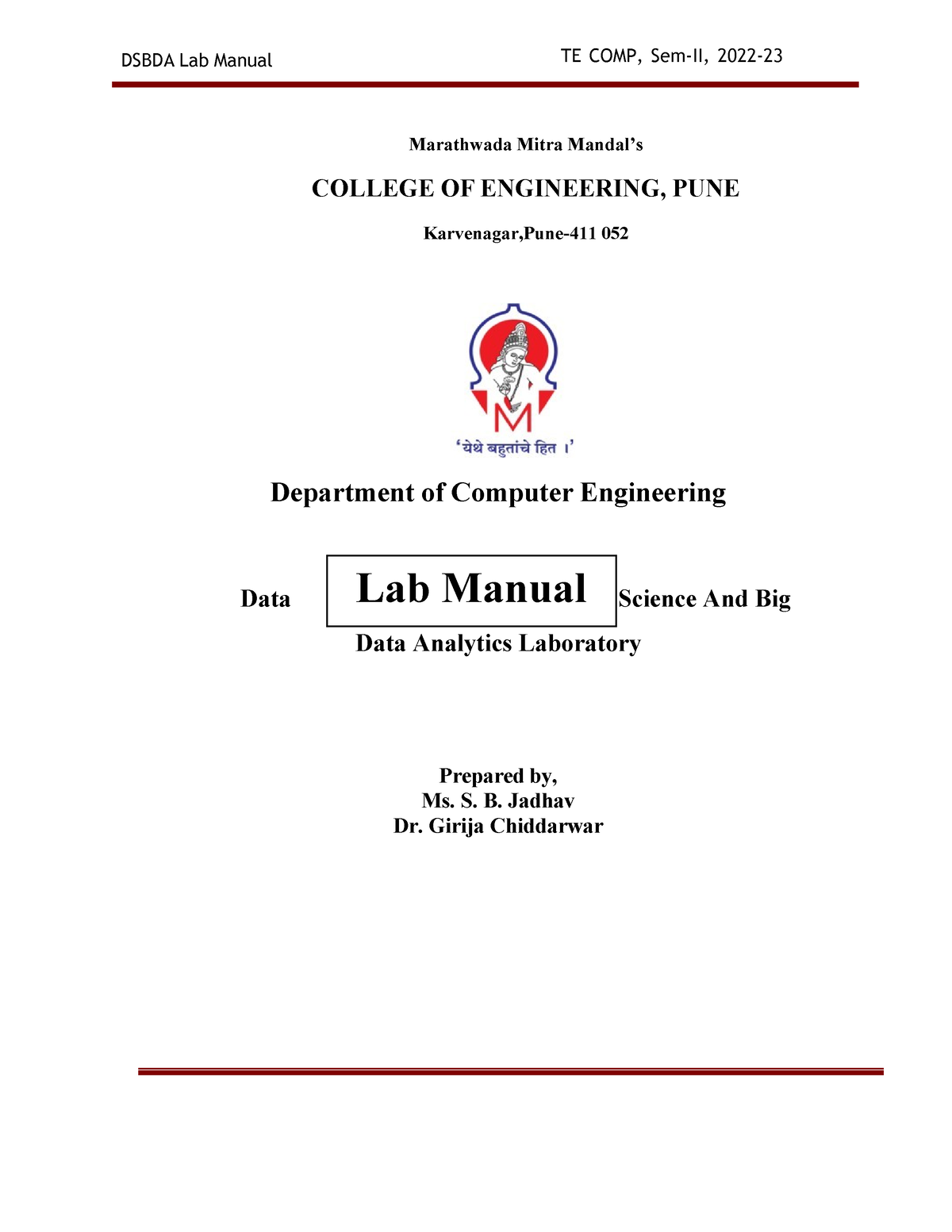 Lab Manual - All Lab Practical Content Of Sem 6 Data Science Subject ...