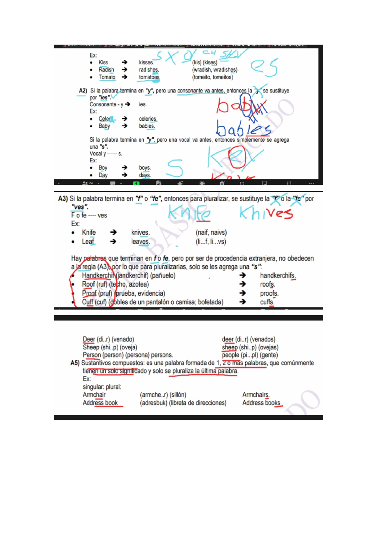 5 Oraciones Singular Y Plural- Tarea - Analisis Y Estimacion De Costos ...