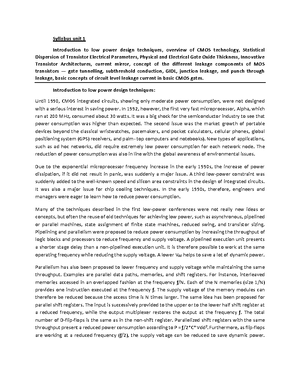 Lpic notes unit4 yet another unit - UNIT 4 Low-Power and Low-Voltage ...