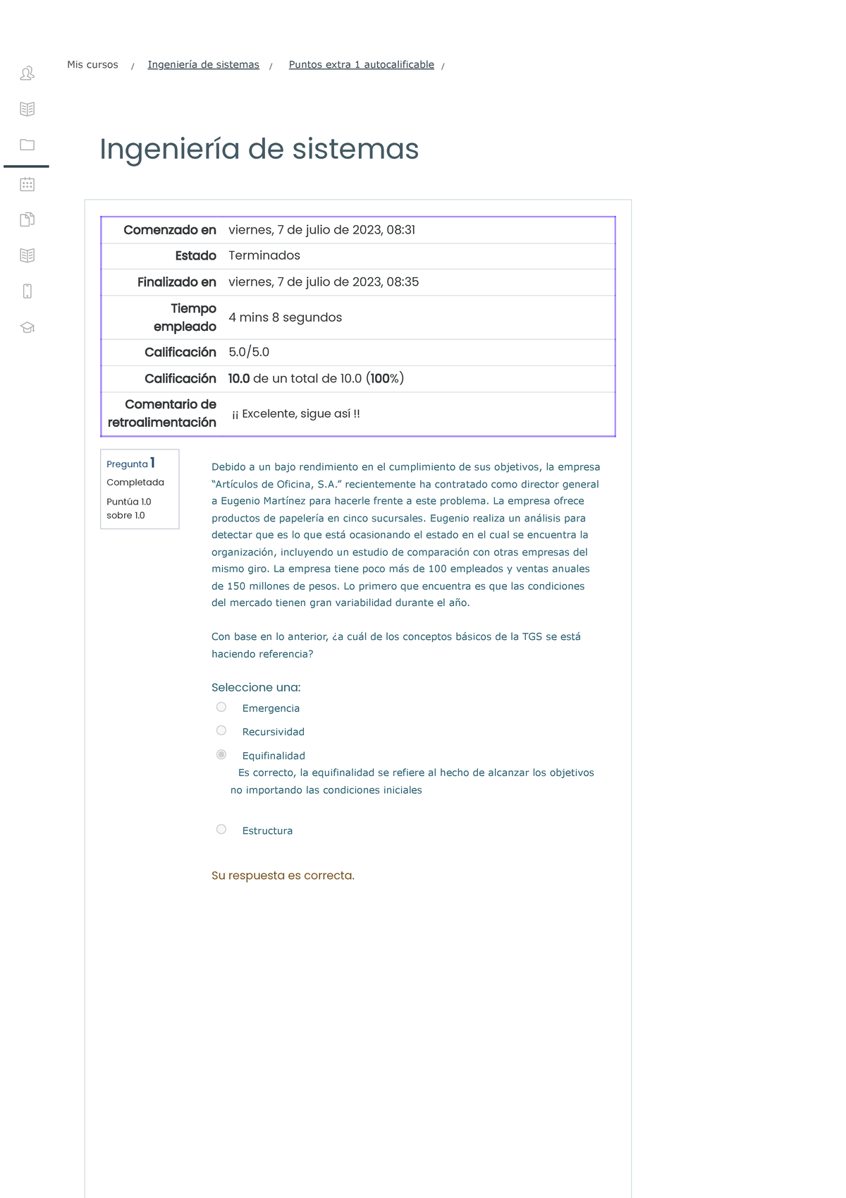 Puntos Extra 1 Autocalificable Ingeniera De Sistemas - Ingeniería De ...