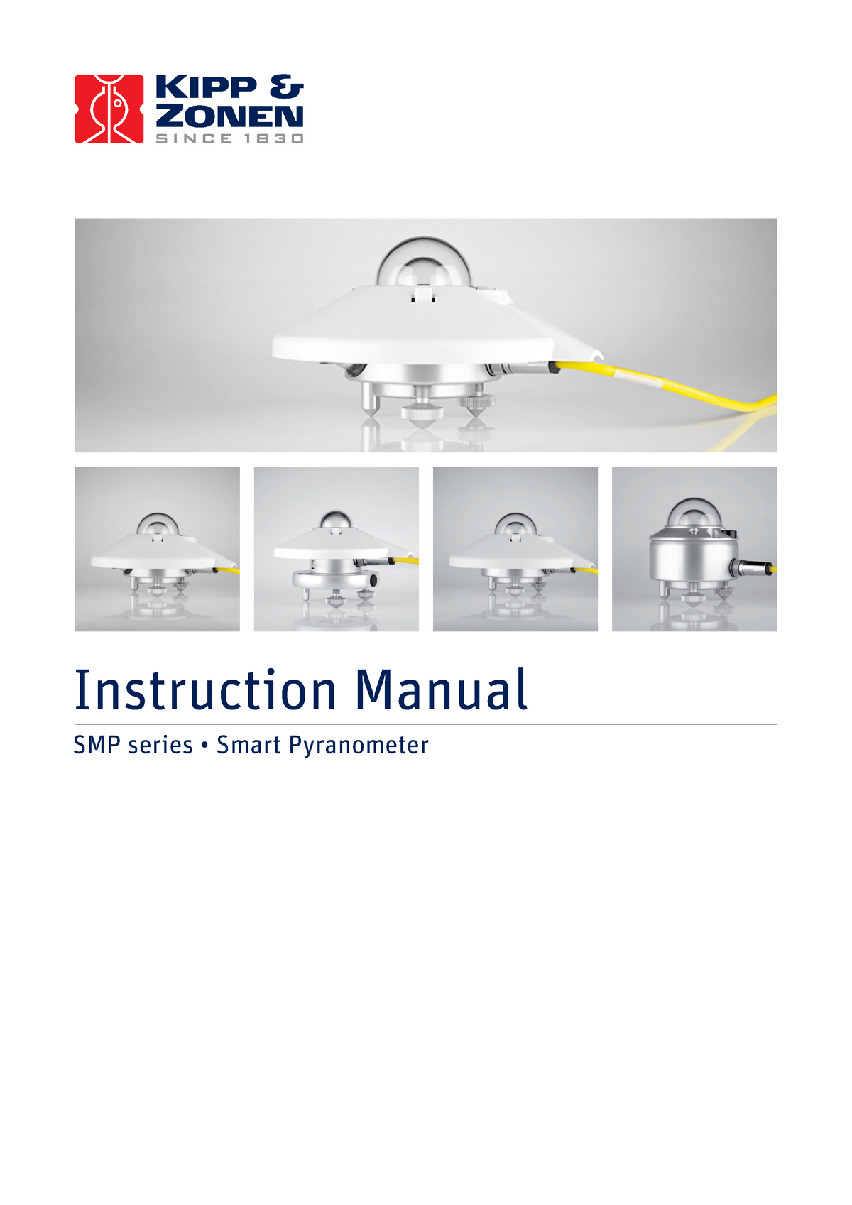 Kipp Zonen Manual Smart Pyranometers - SMP Series • Smart Pyranometer ...