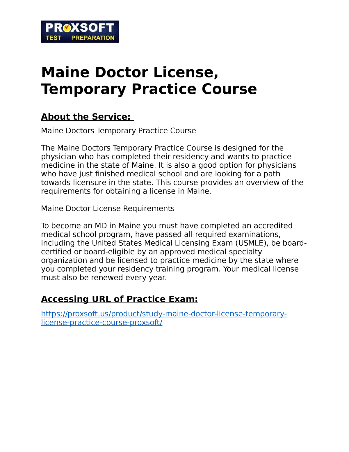 Maine Doctor License Temporary Practice Course Maine Doctor License   Thumb 1200 1553 