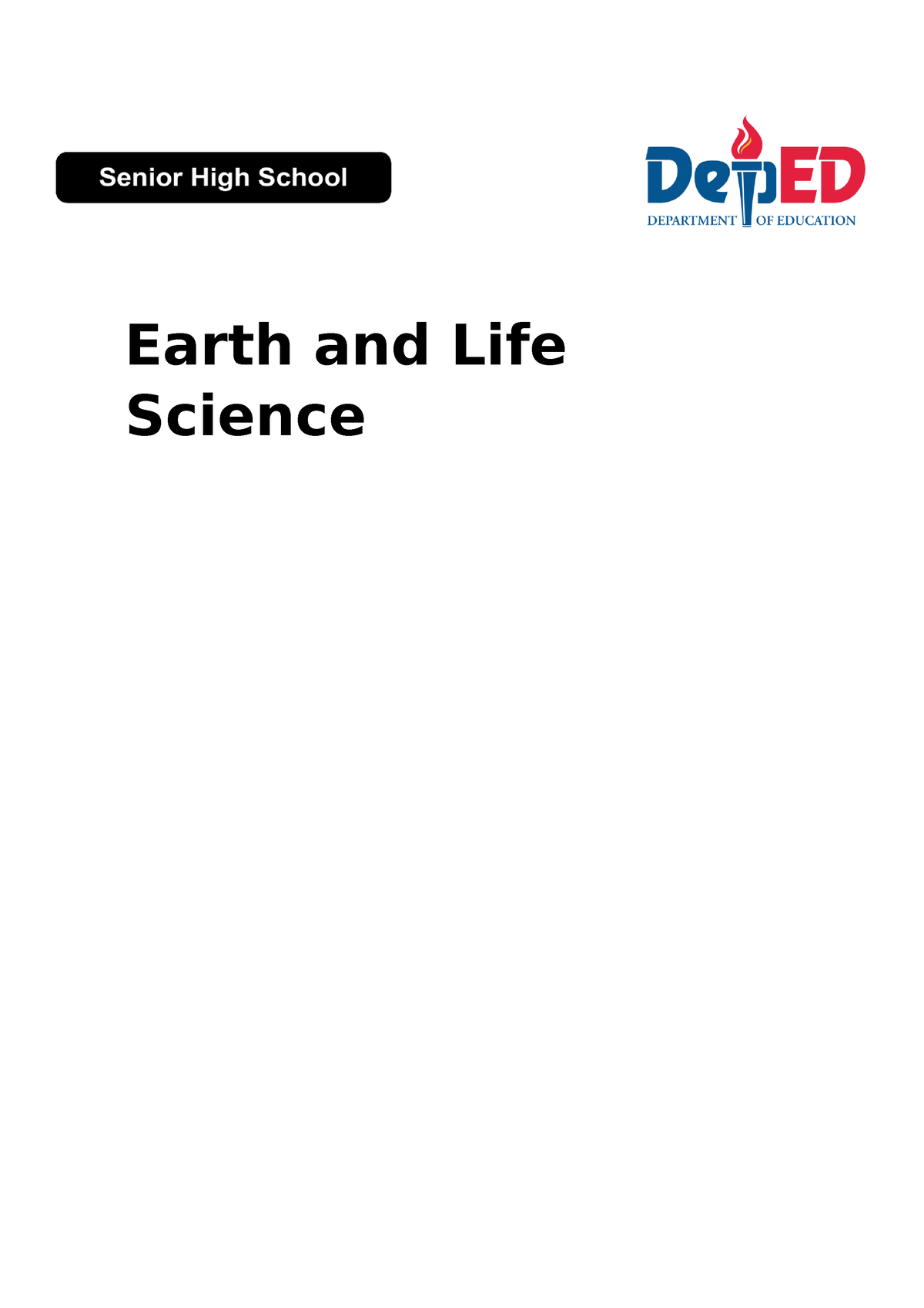 Earth And Life Science Q2-M24 - Biology - SJDEFI - Studocu