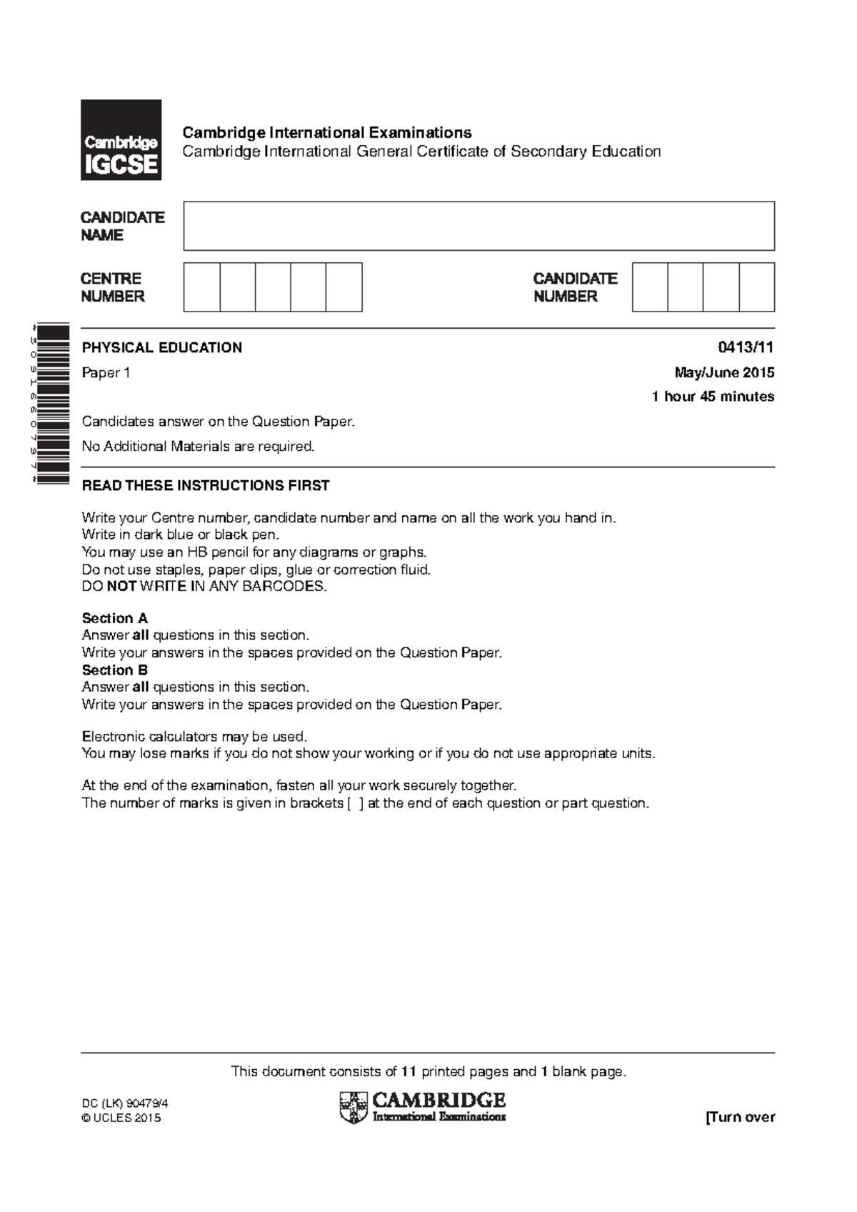 Pe task..............! - This document consists of 11 printed pages and ...
