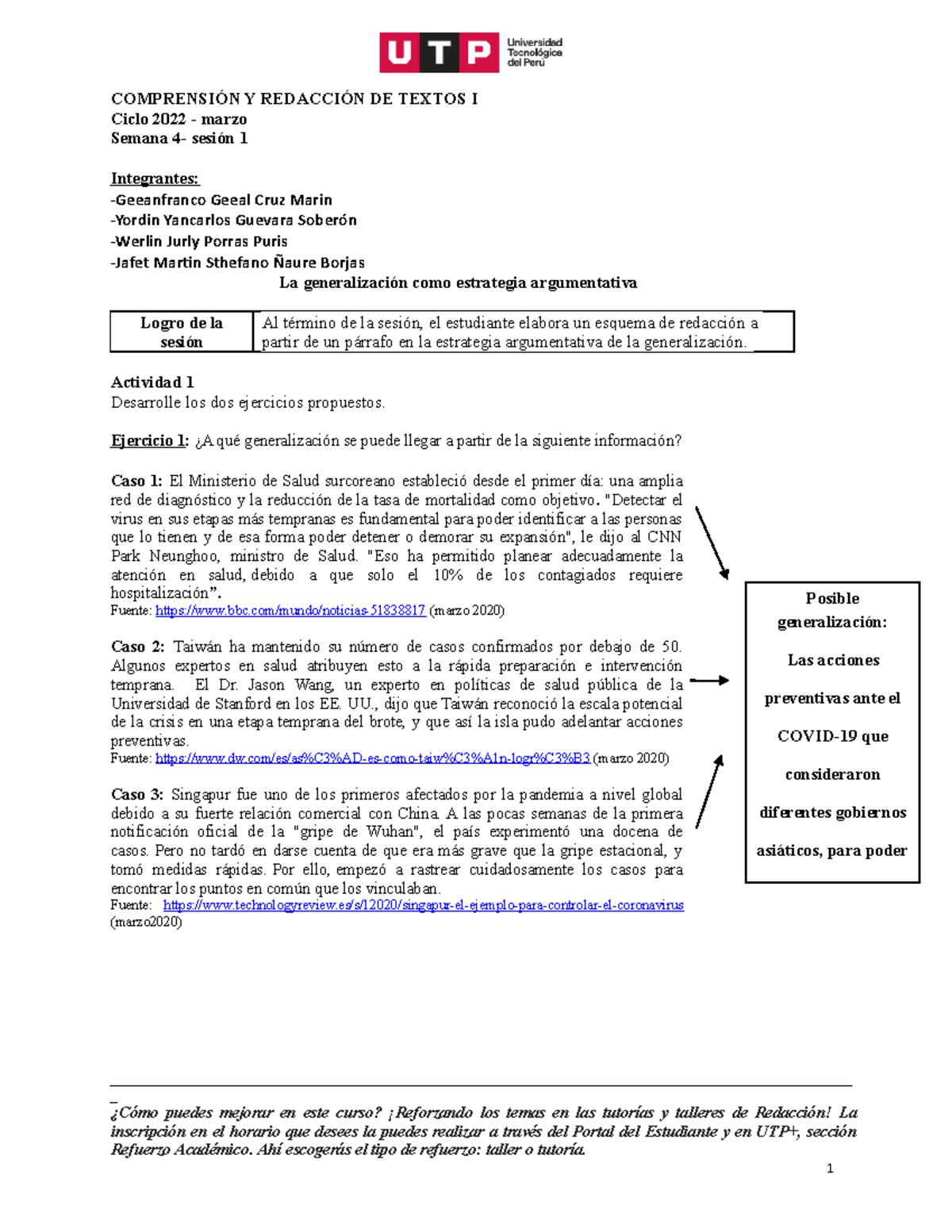 S04.s1 La generalización como estrategia argumentativa (material) 2022 ...