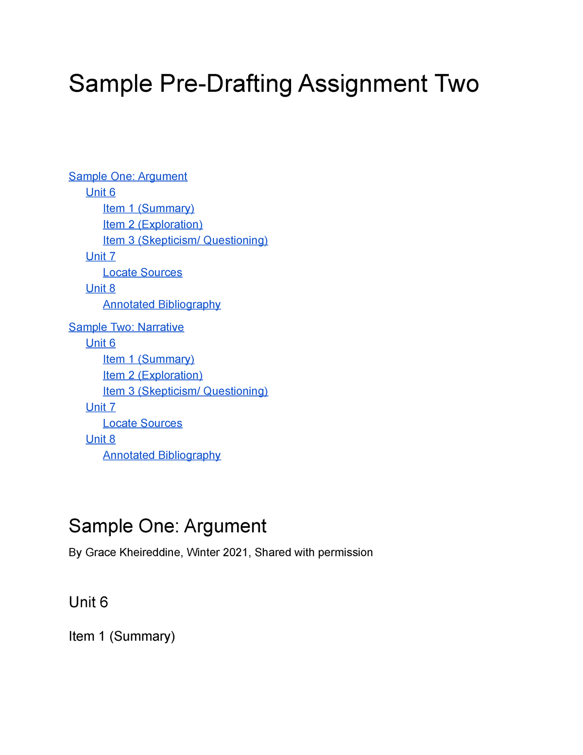 short assignment definition