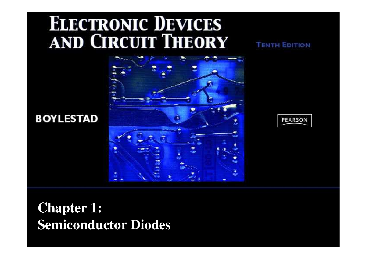 Semiconductor Diodes (Electronic Devices And Circuits) - Basic ...