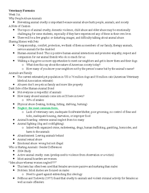 Week 6 A notes CSI - Crime Scene Investigation - Crime Scene ...