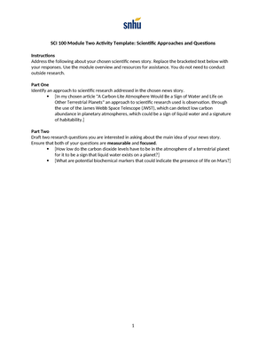 SNHU 107 Module Five Journal Template - SNHU 107 Module Five Journal ...