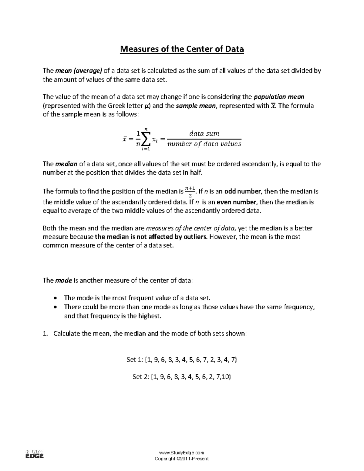 15-desctiptive-statistics-v2-measures-of-the-center-of-data-the-mean