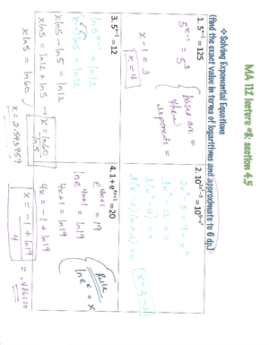 Key lecture #7 (sec 4 - notes - MATH 112 - Studocu
