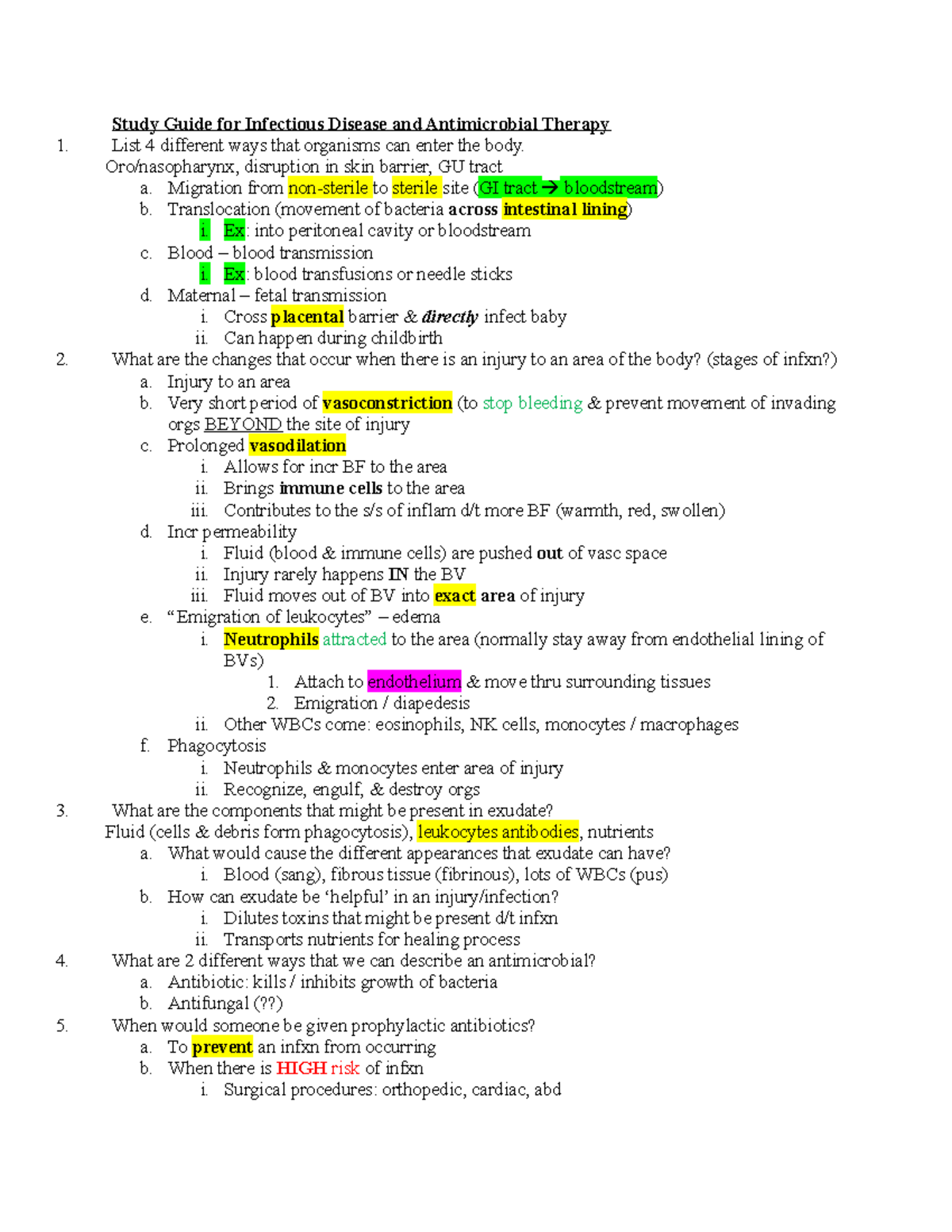 Patho EXAM 2 Study Guide - Deprecated API Usage: The SVG Back-end Is No ...