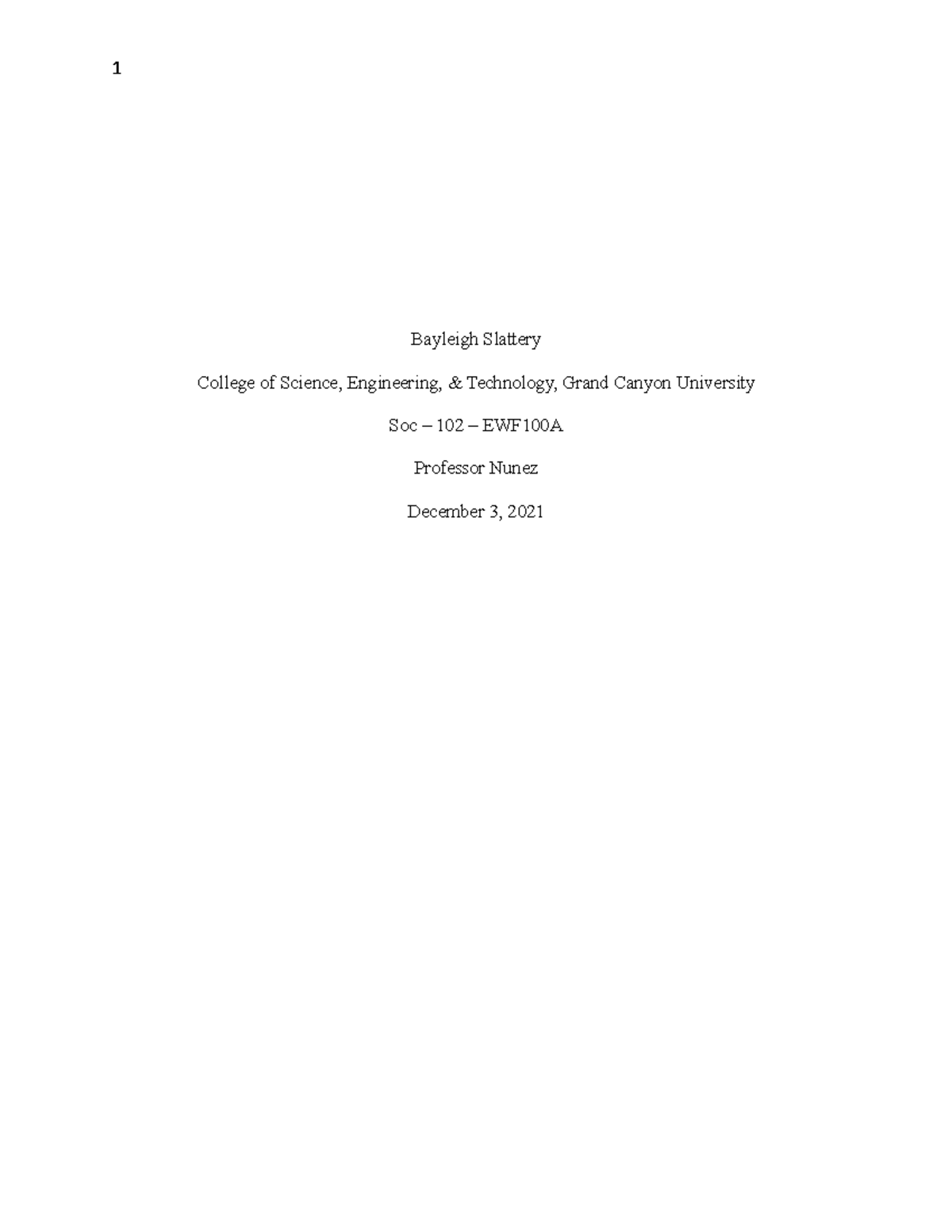 Sociology 102 Bureaucracy essay - SOC-102 - GCU - Studocu