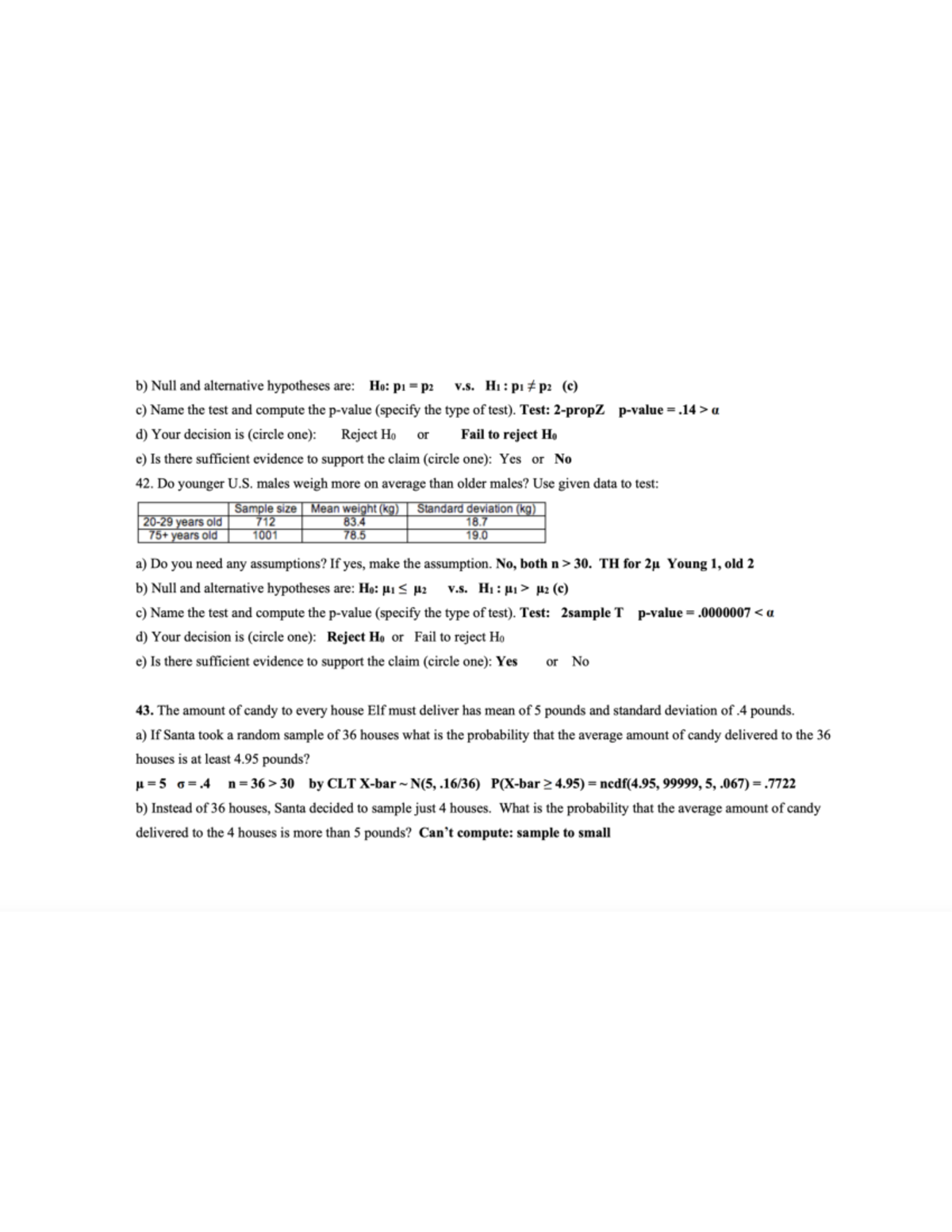 Intro to stat 5 - probability and testing hypothesis - STAT 101 - Studocu