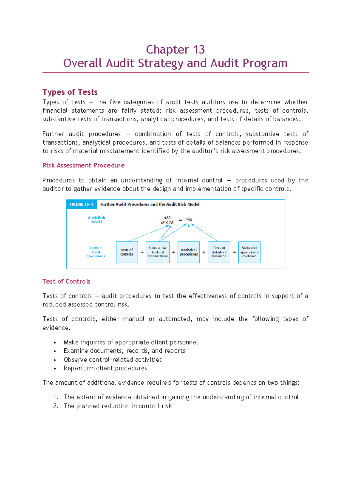 ch-13-overall-audit-strategy-and-audit-program-further-audit