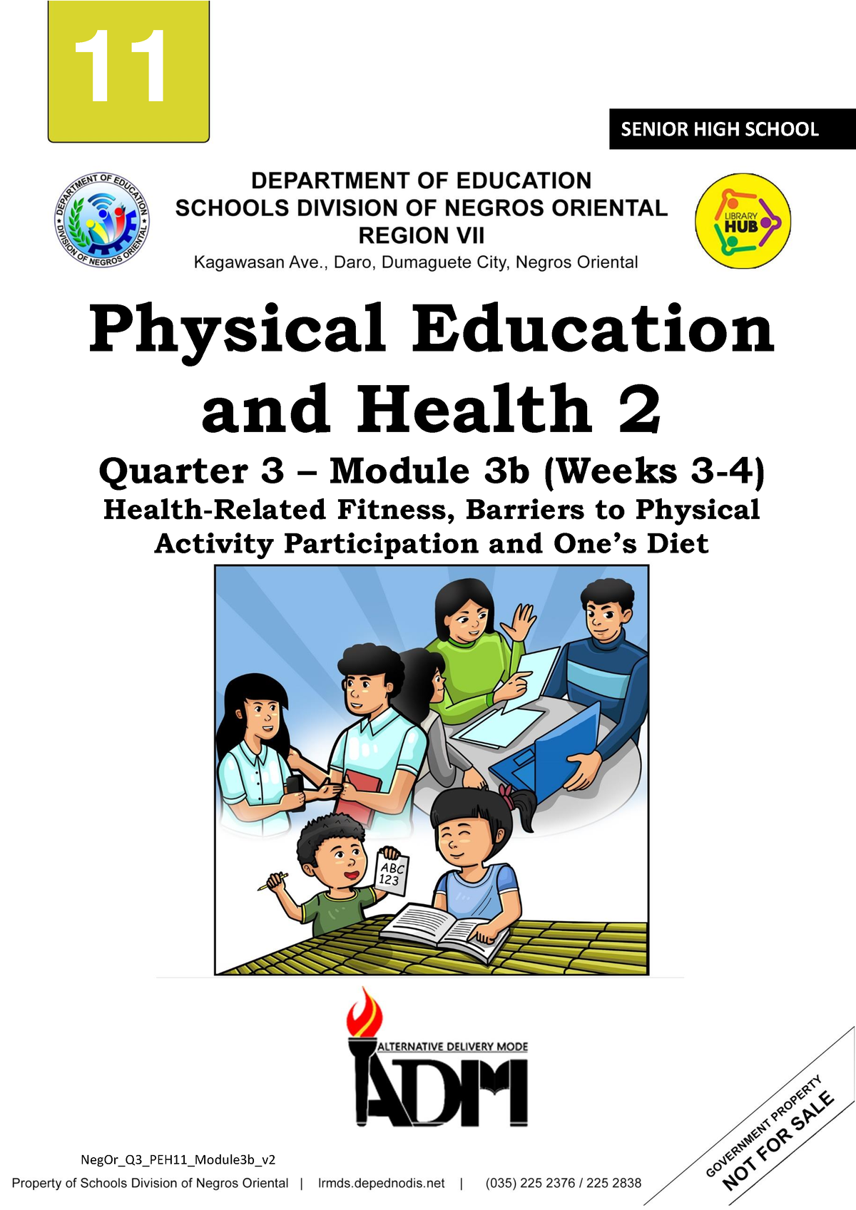 PE11 Q3 Module 2 Weeks 3 4 - 11 SENIOR HIGH SCHOOL Physical Education ...