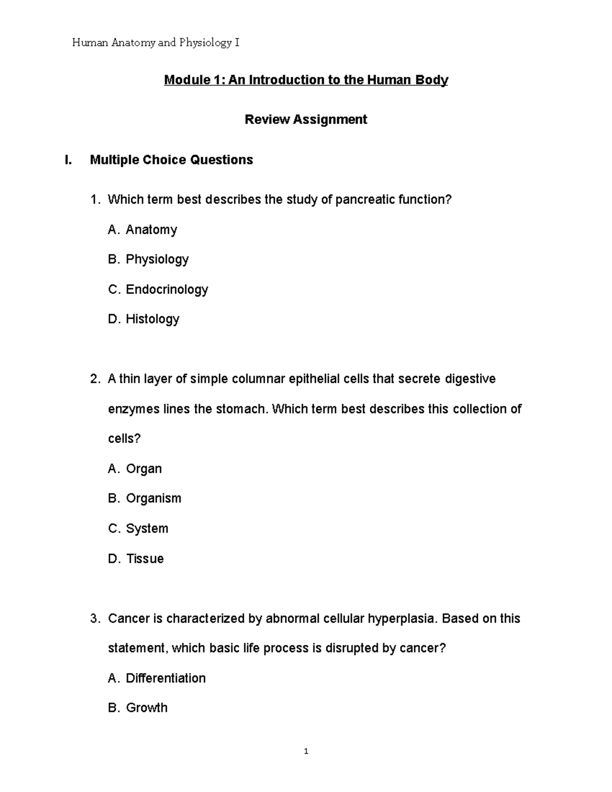 2021BIOL 2651AnatomyPhysiologyIBiochemistryReviewQuestions