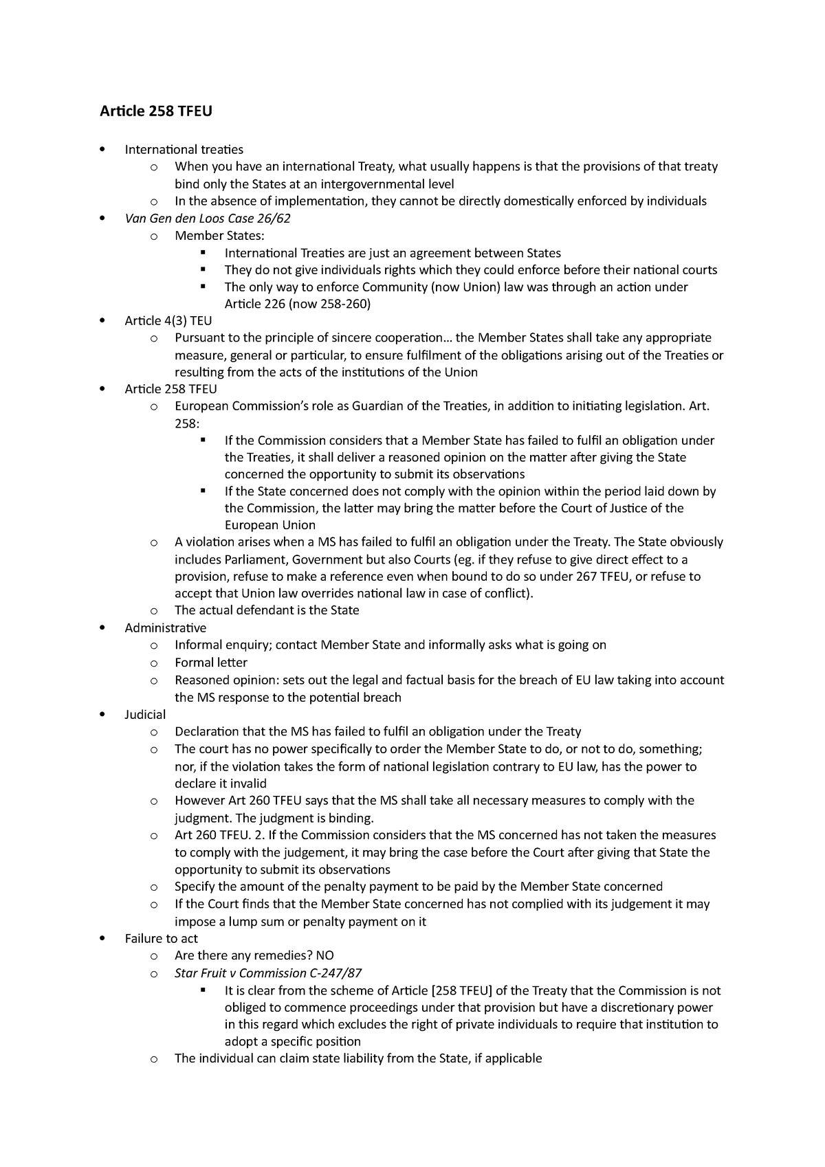 article 258 tfeu essay