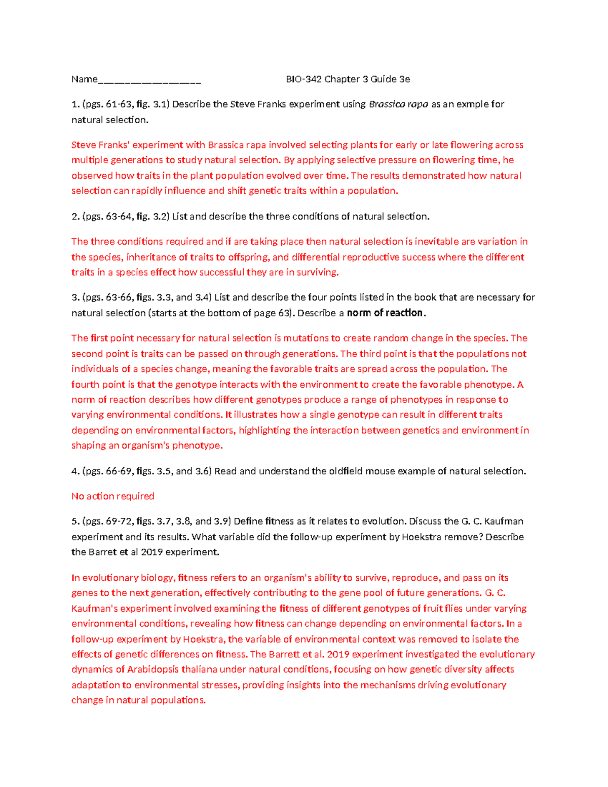 Bio342 CH3 Guide 3e - Name___________________ BIO-342 Chapter 3 Guide ...