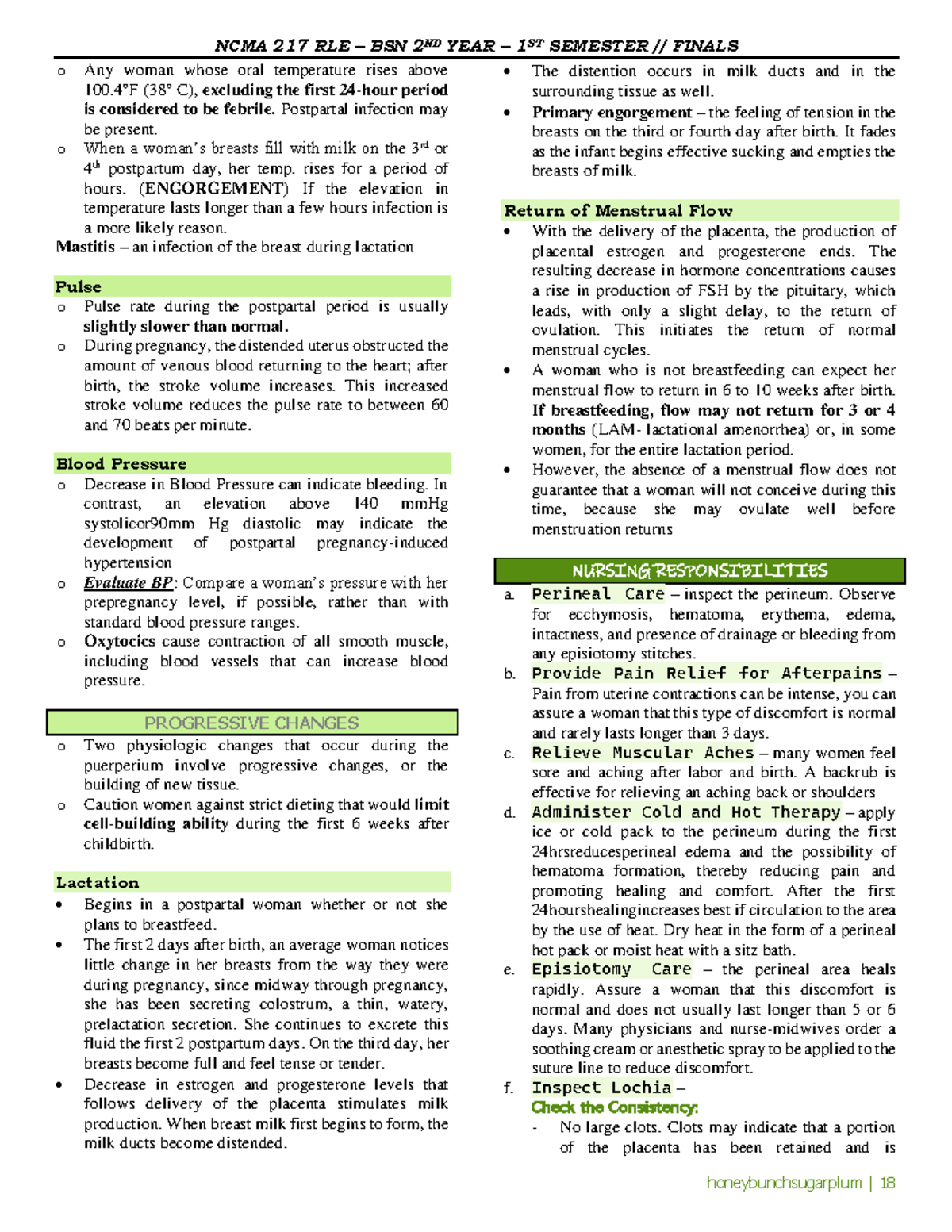 Vital SIGN Changes - NCMA 217 RLE – BSN 2ND YEAR – 1 ST SEMESTER ...