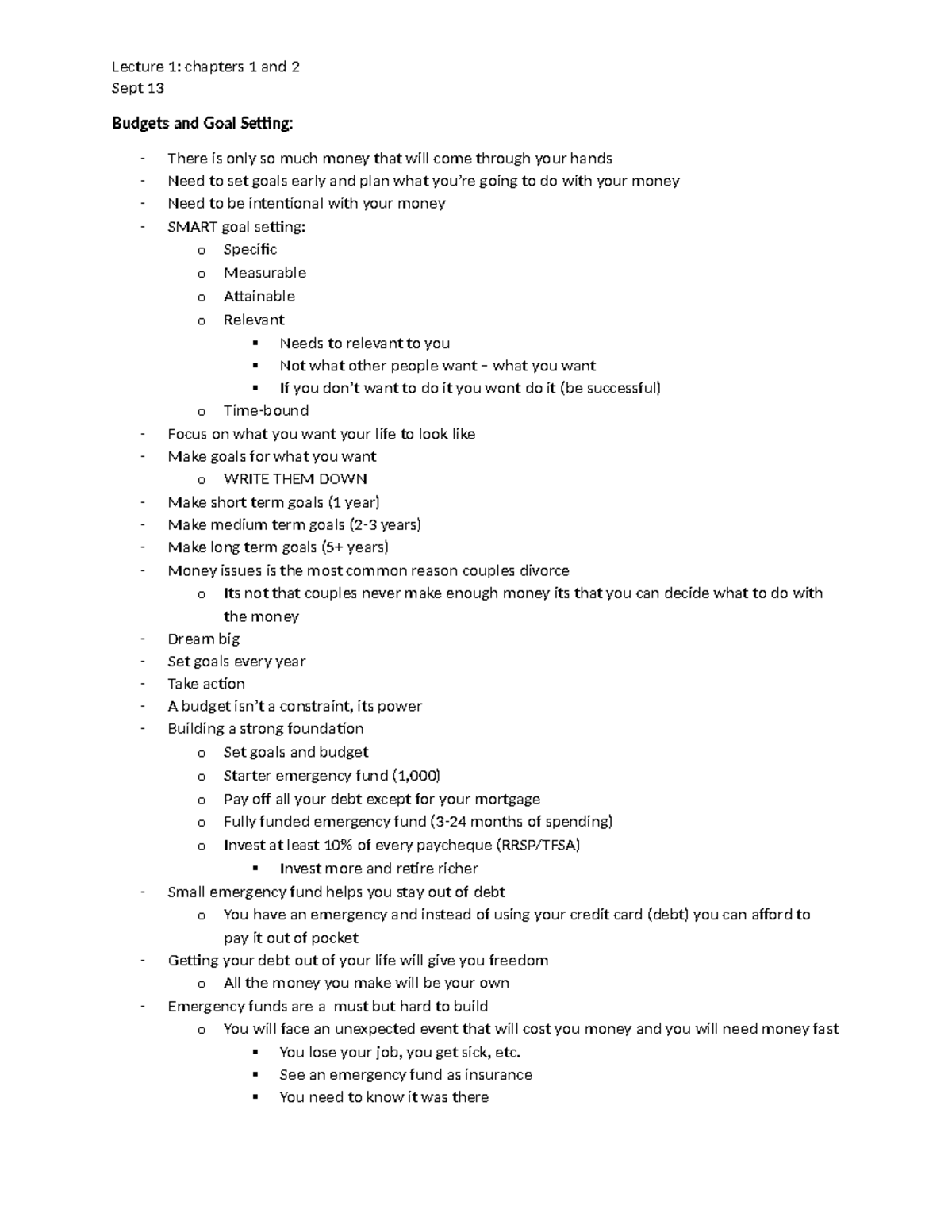 Lecture+1+-+sept+13 - Lecture 1: chapters 1 and 2 Sept 13 Budgets and ...