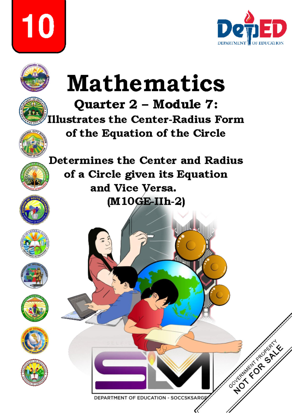 Math10 q2 mod7of8 center-and-radius-of-a-circle v2 - 10 Mathematics ...