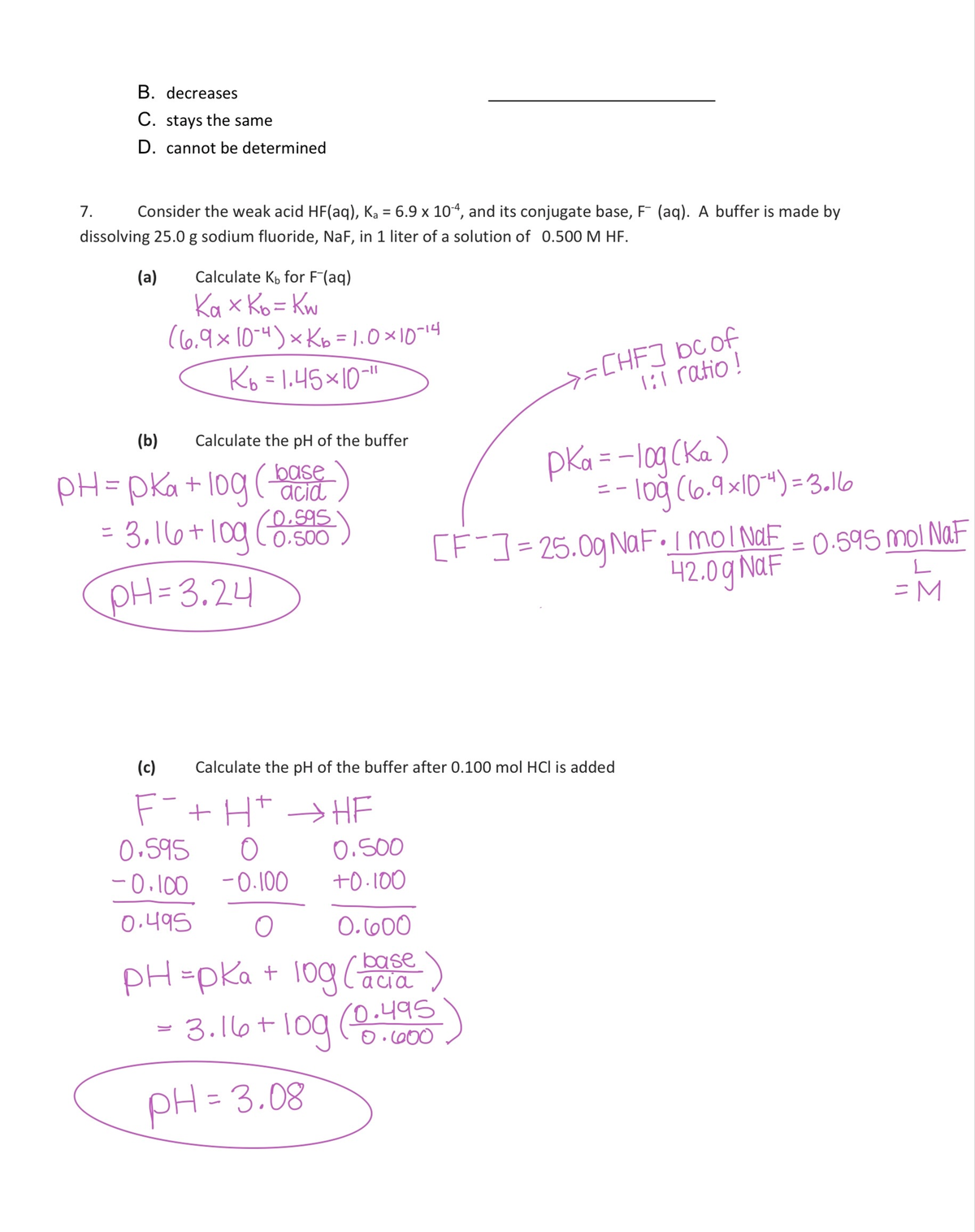 IMG 1086 - Dr.Hatab Chem 132 Practice Questions: Chapter 14 - CHEM 130 ...