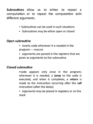 Chap4 - Lecture notes 4 - Chapter 4 Binary Arithmetic Arithmetic ...