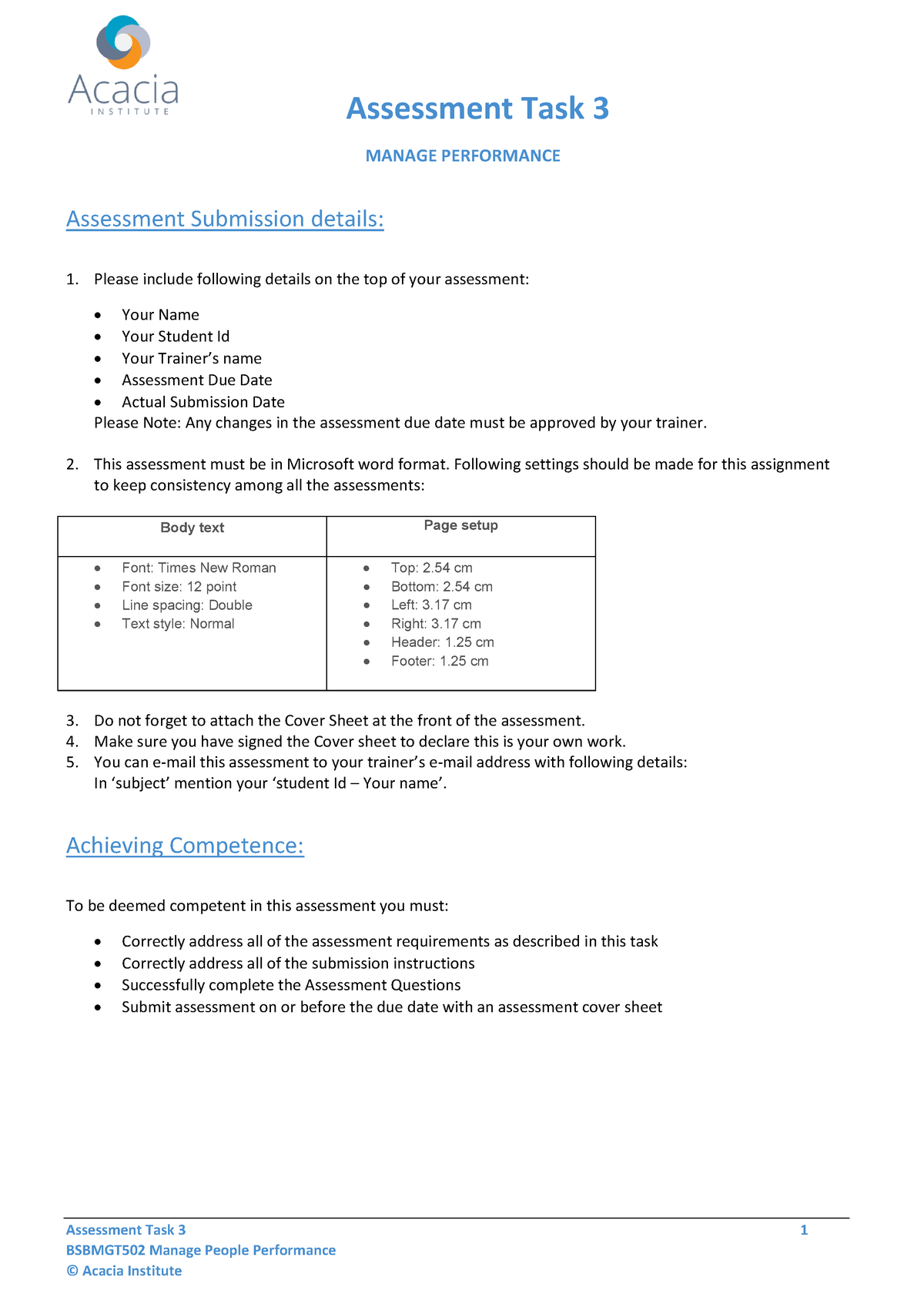 assessment learning task 3