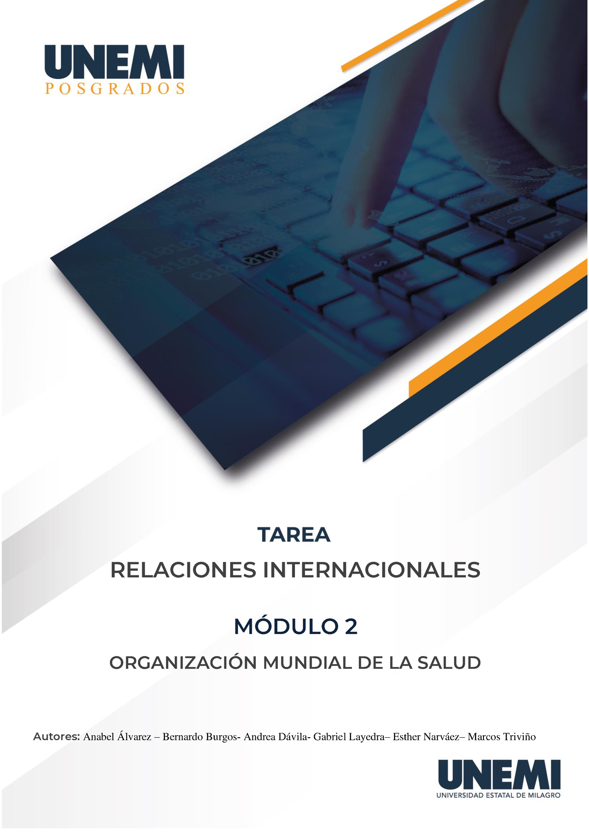 Der Int Pub- Ensayo Grupo 1 - OMS Listo - RELACIONES INTERNACIONALES M ...