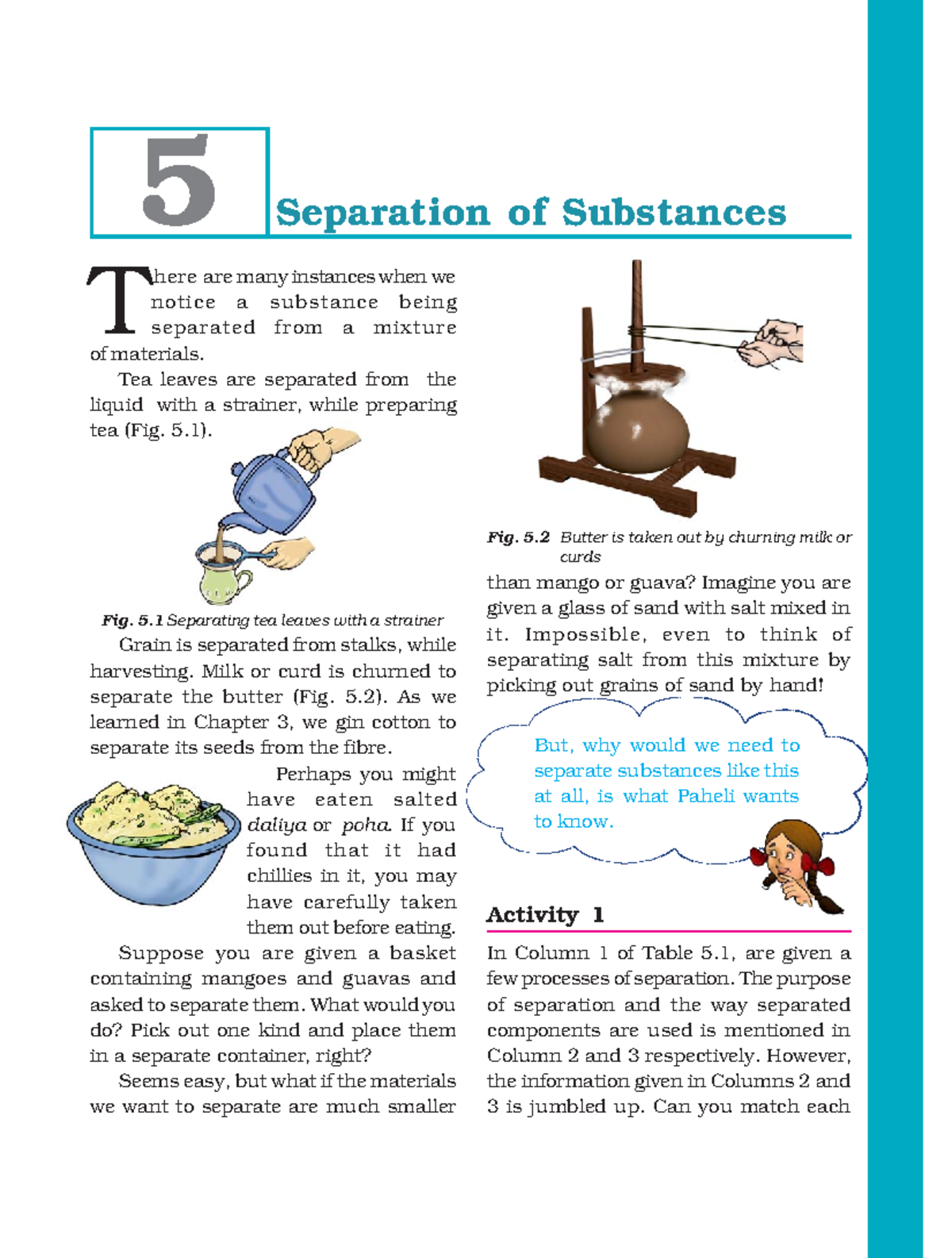 Fesc105 - short summary - 5 Separation of Substances Grain is separated ...