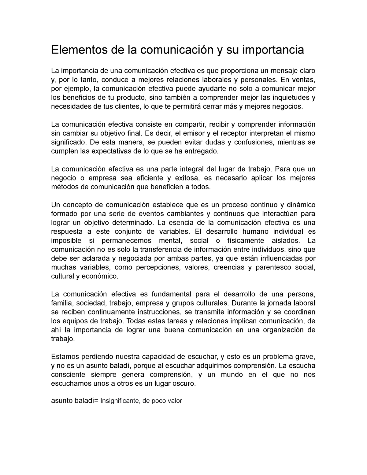 Elementos De La Comunicación Y Su Importancia Elementos De La Comunicación Y Su Importancia La 9759