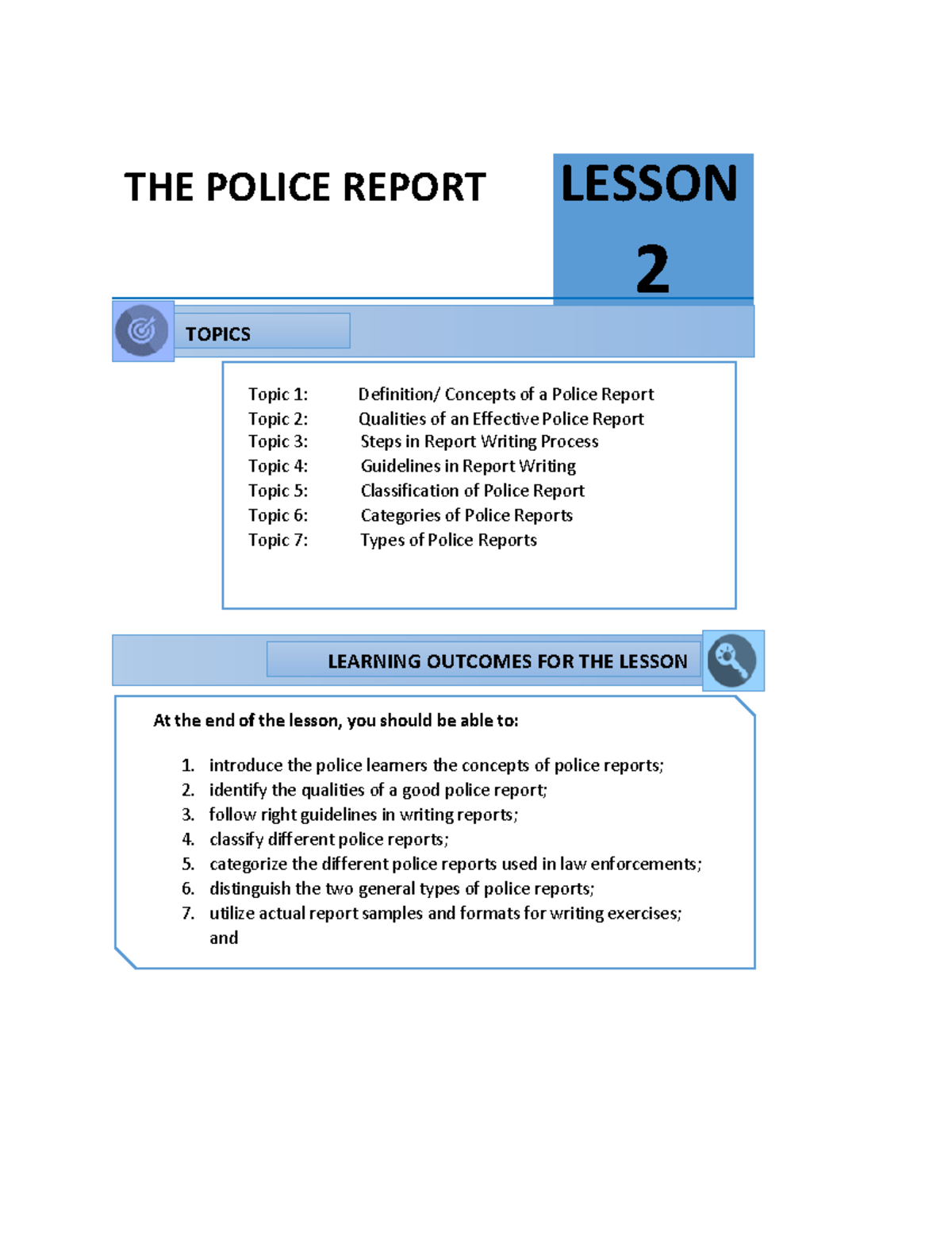 Technical English Lesson 2 Criminology OMSC StuDocu