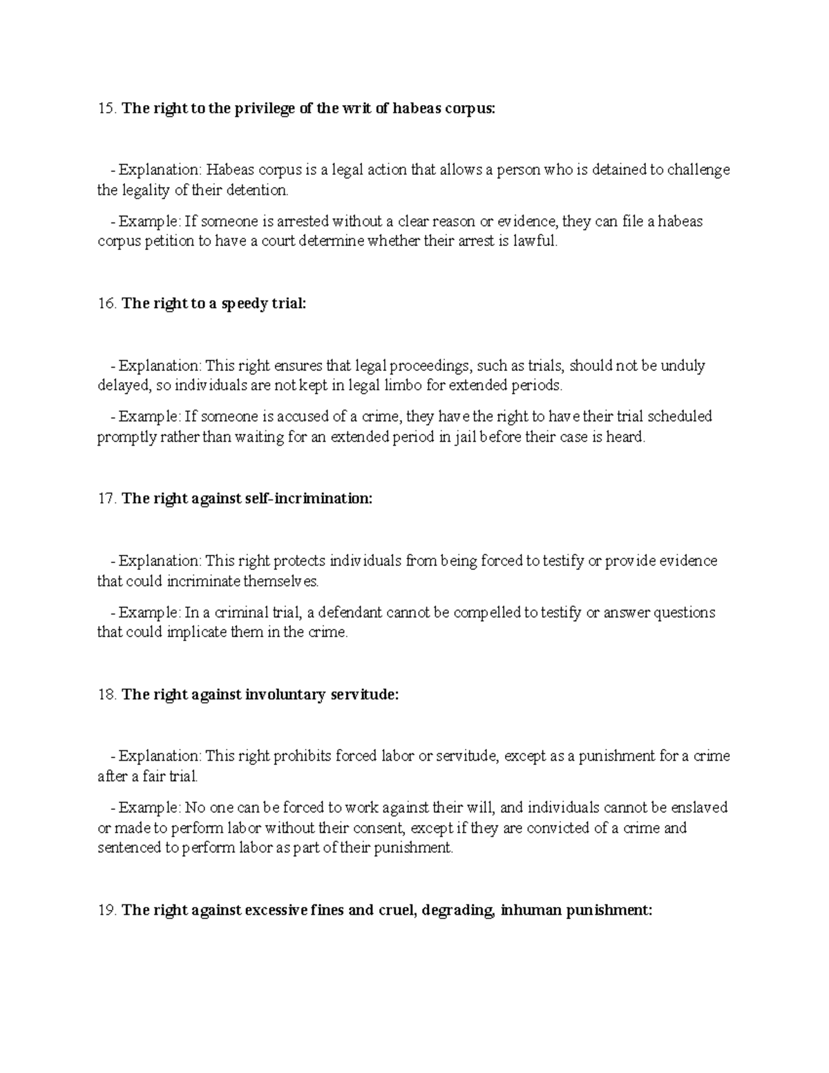 Bill of rights 15-19 8 Register and Vote - The right to the privilege ...