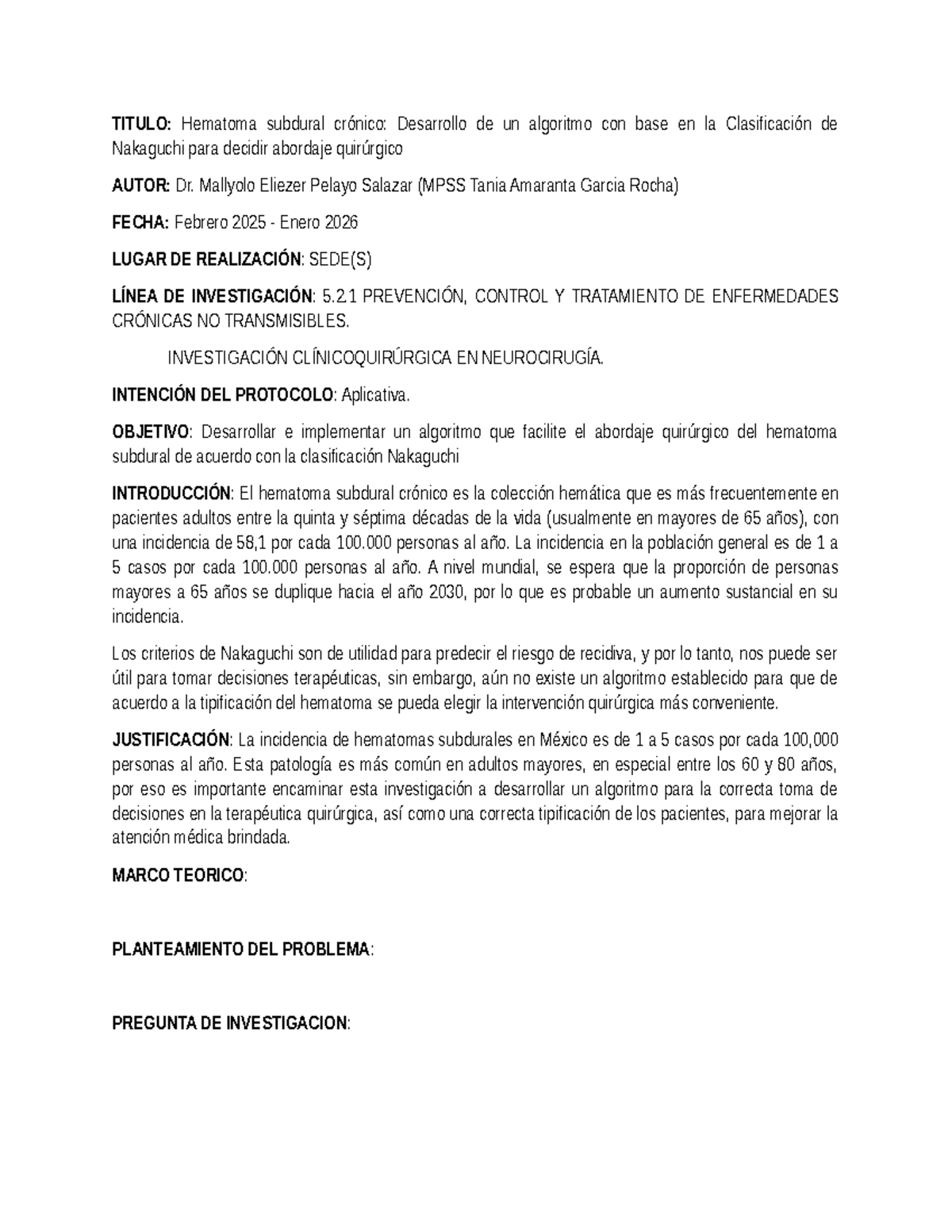 Hematomas: Clasificación de Nakaguchi para decidir abordaje quirúrgico ...