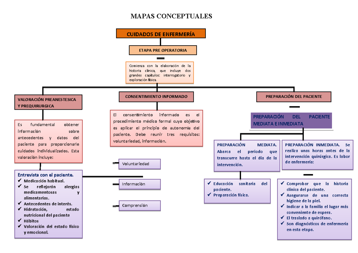 Mapas Conceptuales Mapas Conceptuales Cuidados De