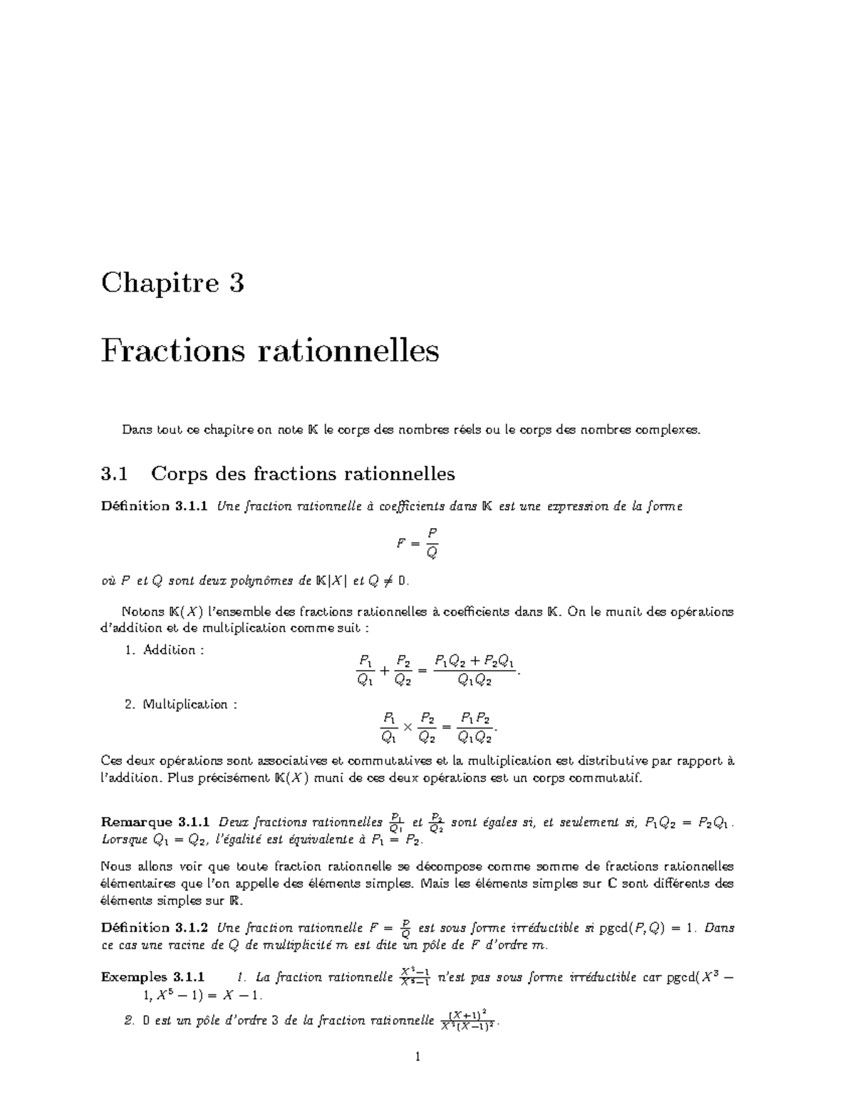 Fraction Rationnelle 3Ème: C’Est Quoi Une Fraction Rationnelle – SCLH