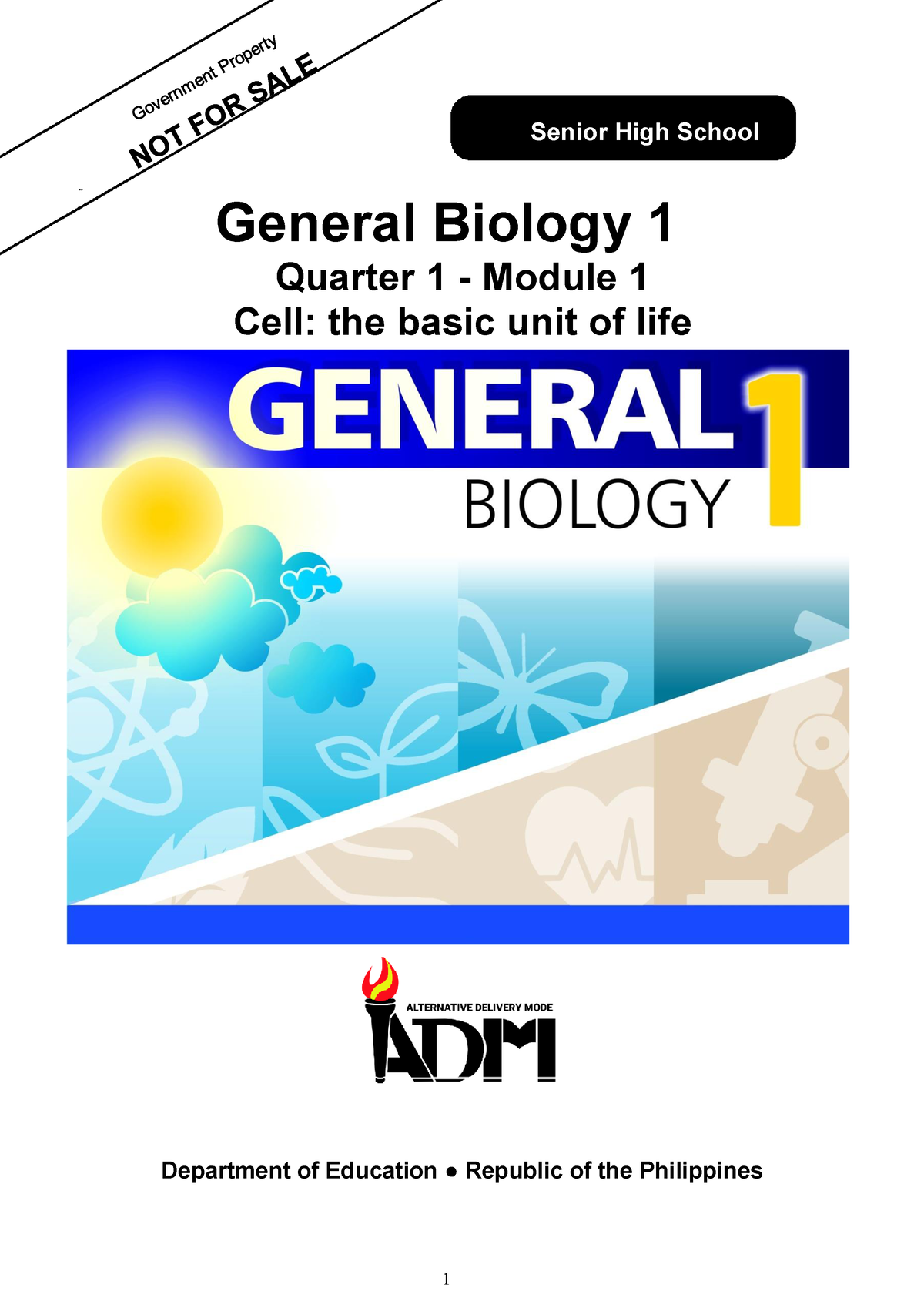 General Biology 1 Chapter 1 - NOT General Biology 1 Quarter 1 - Module ...