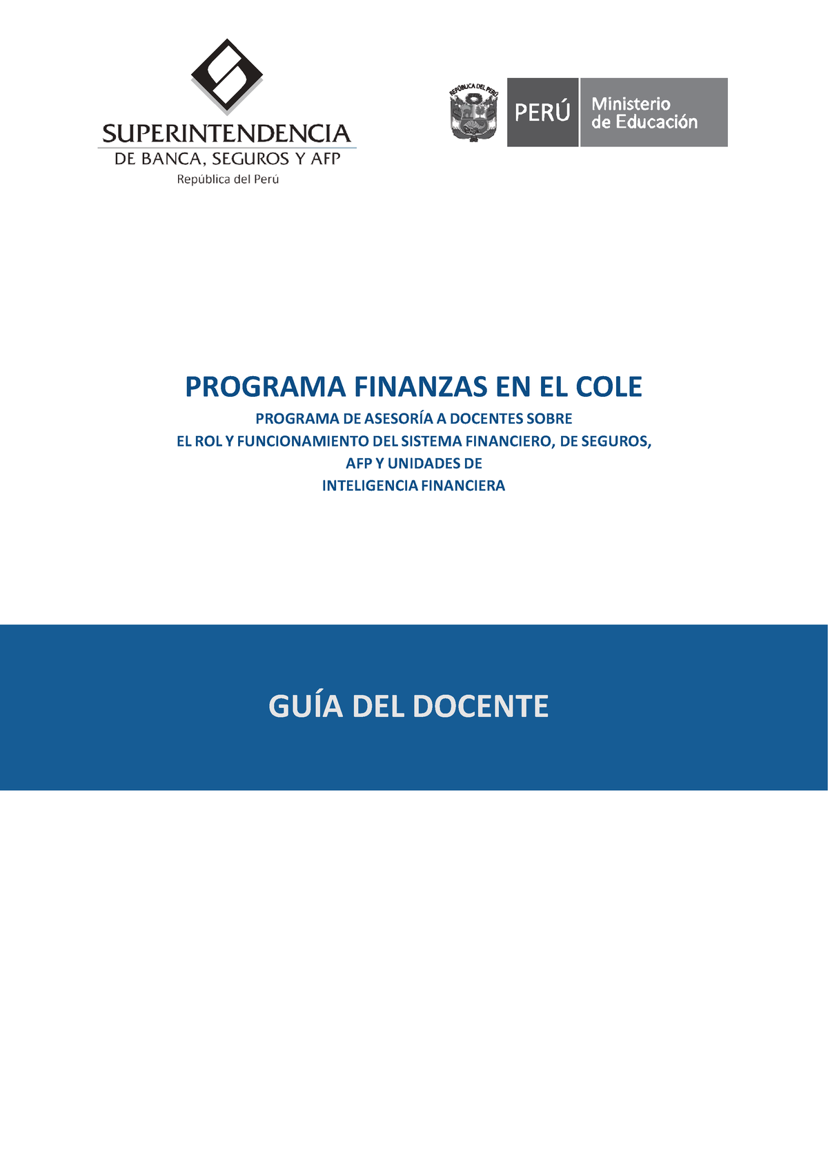 Guia Del Docente 2017 Datos Sobre Operaciones Activas Y Pasivas Según Reglamento De La Sbs 1220