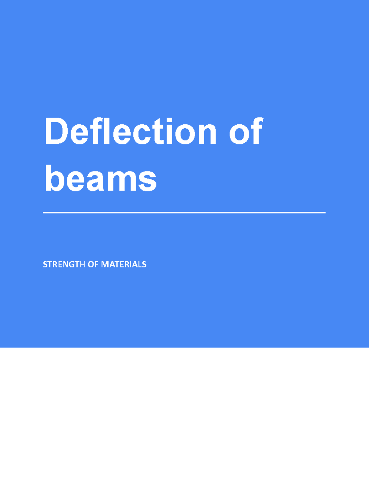 Deflection in Beam - Study Notes - Copyright © 2014-2020 TestBook Edu ...