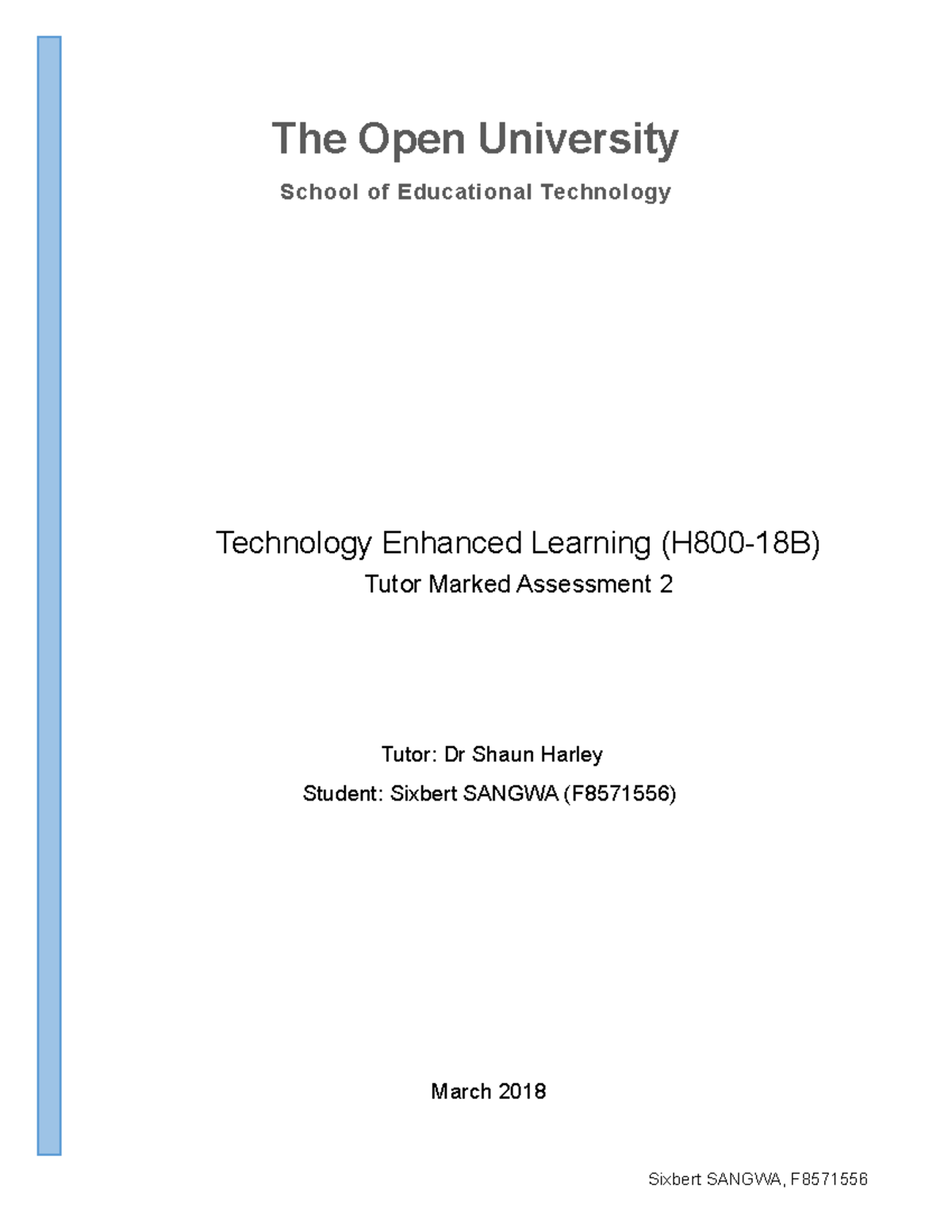 Technology Enhanced Learning Practice an - The Open University School ...